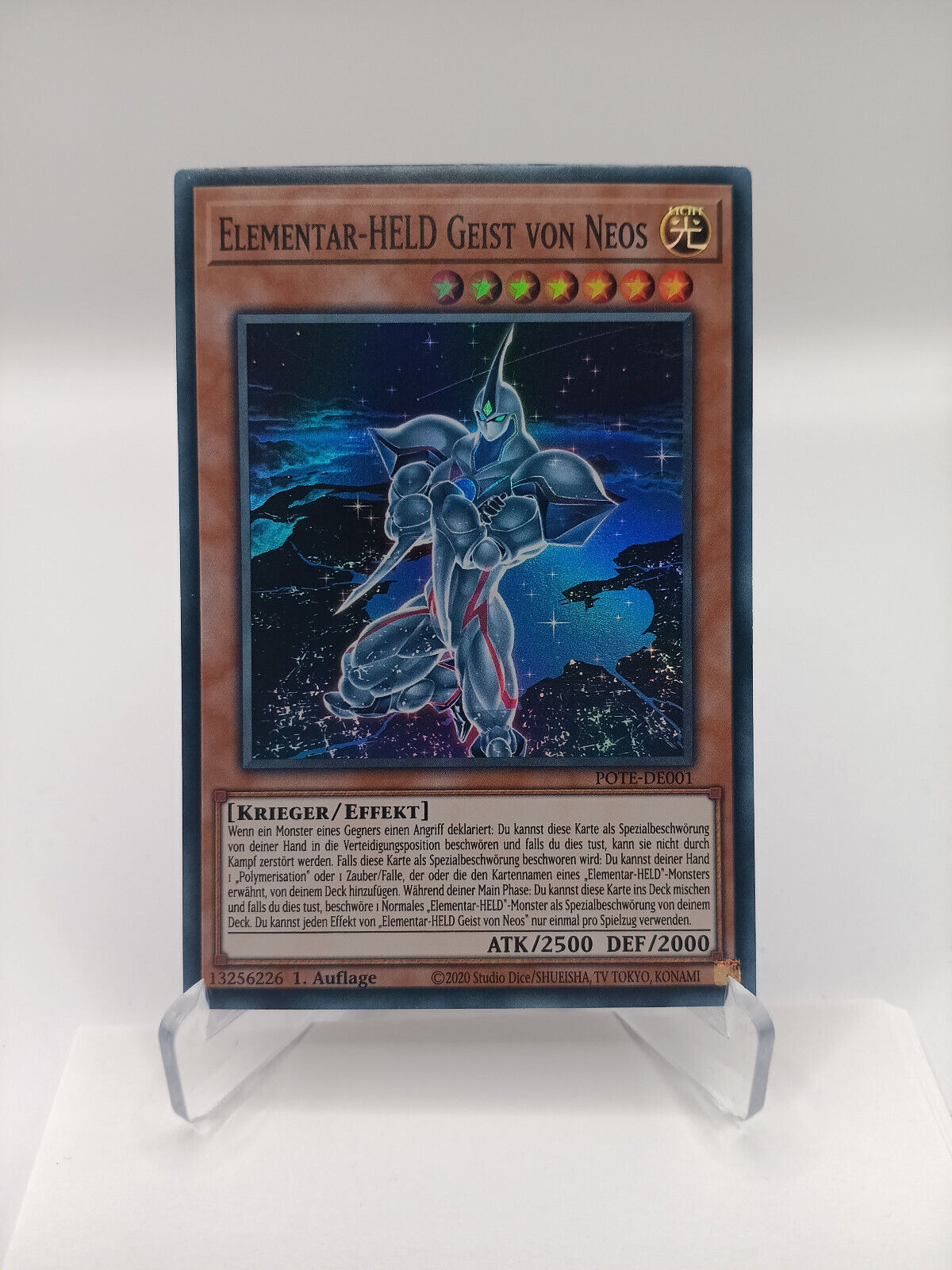 Elementarheld Held Geist von Neos POTE-DE001 Secret Rare