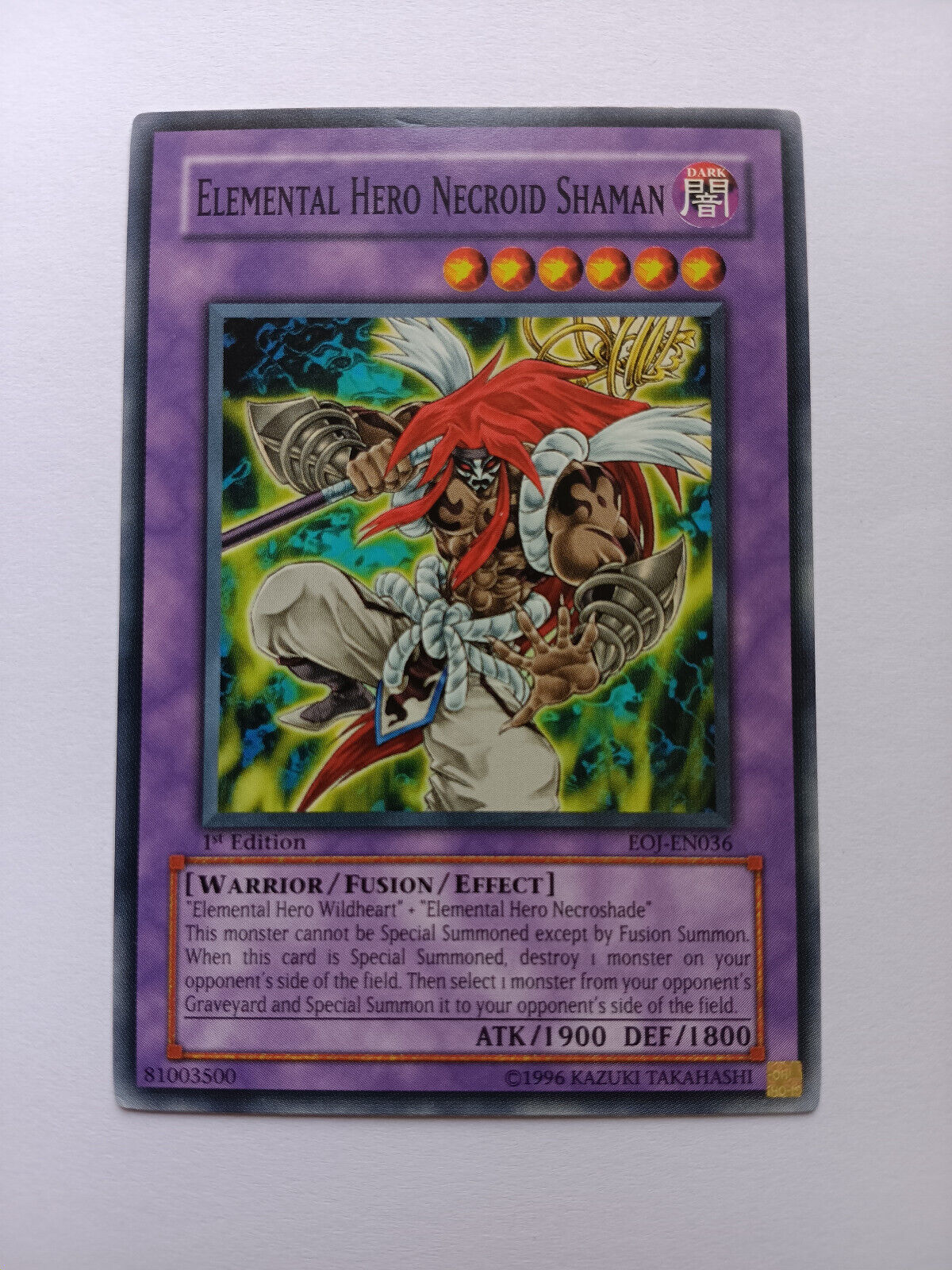 Elemental Hero Necroid Shaman EOJ-EN036 1.Edition