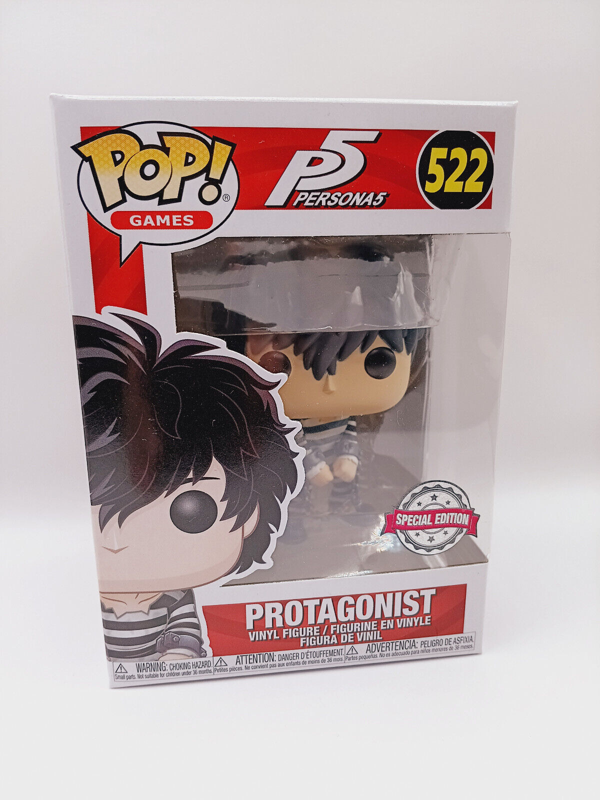 Protagonist 522 Persona 5 Funko Pop Figur