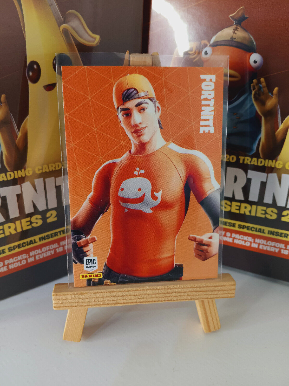 Fortnite Series 2 Nummer #35 Symbol Stalwart Sammelkarte