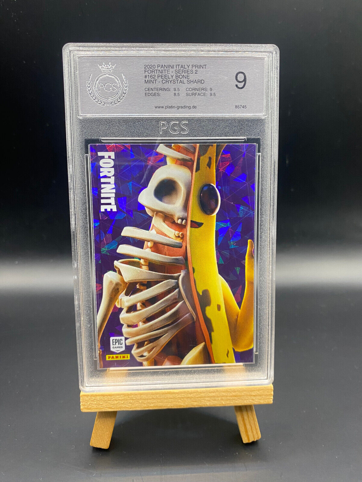 Fortnite Series 2 Nummer 162 Peely Bone PGS 9 (Crystal Shard) Sammelkarte