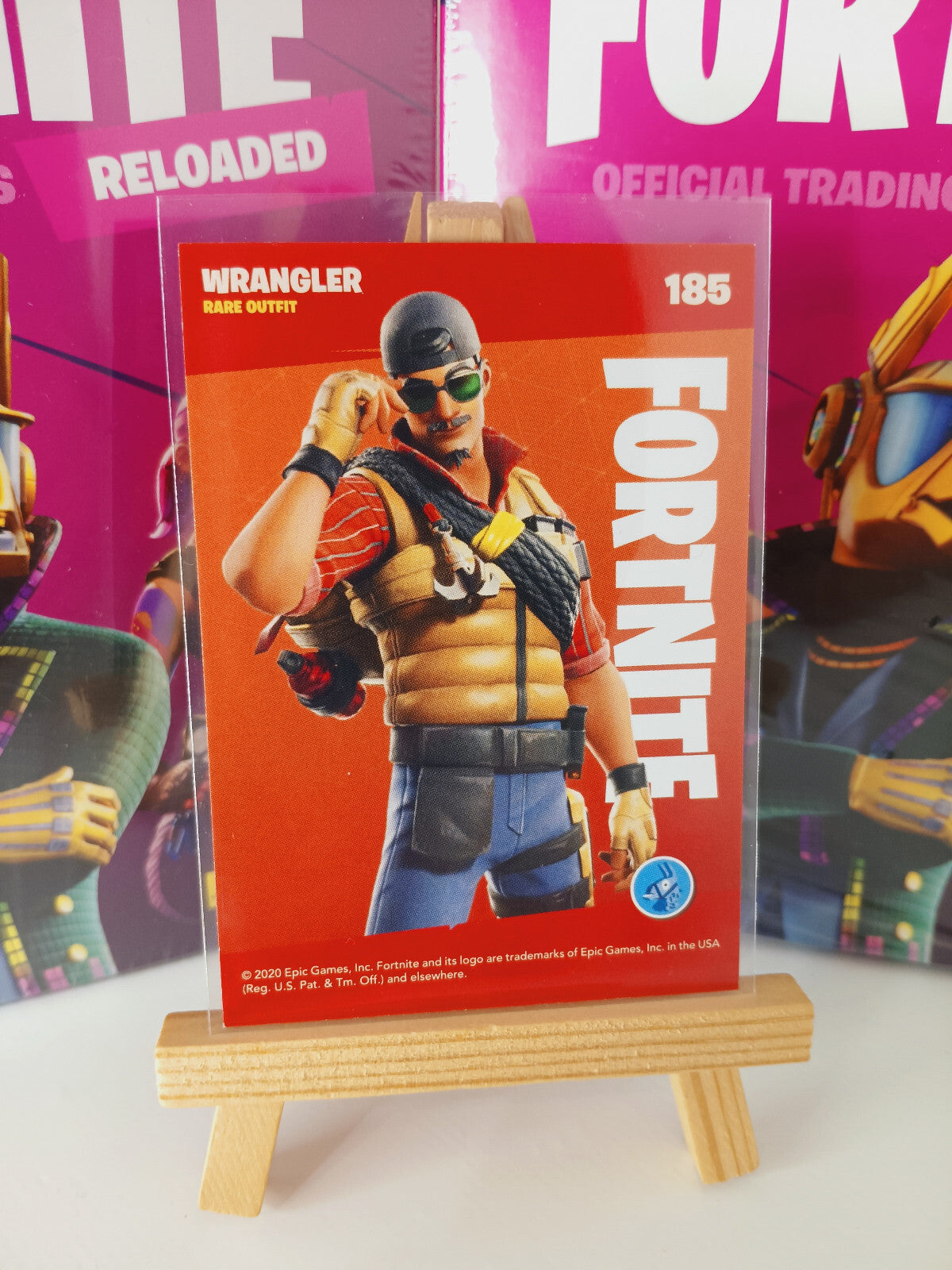 Fortnite Series 2 Reloaded Nummer 185 Wrangler Sammelkarte