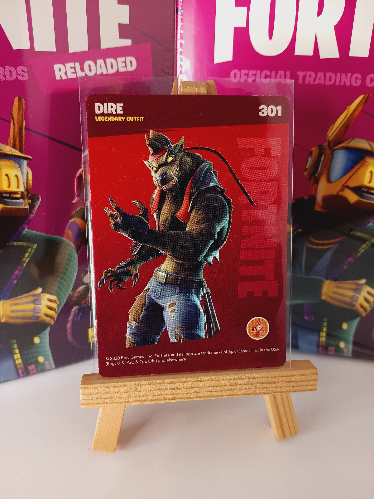 Fortnite Series 2 Reloaded Nummer 301 Dire Sammelkarte