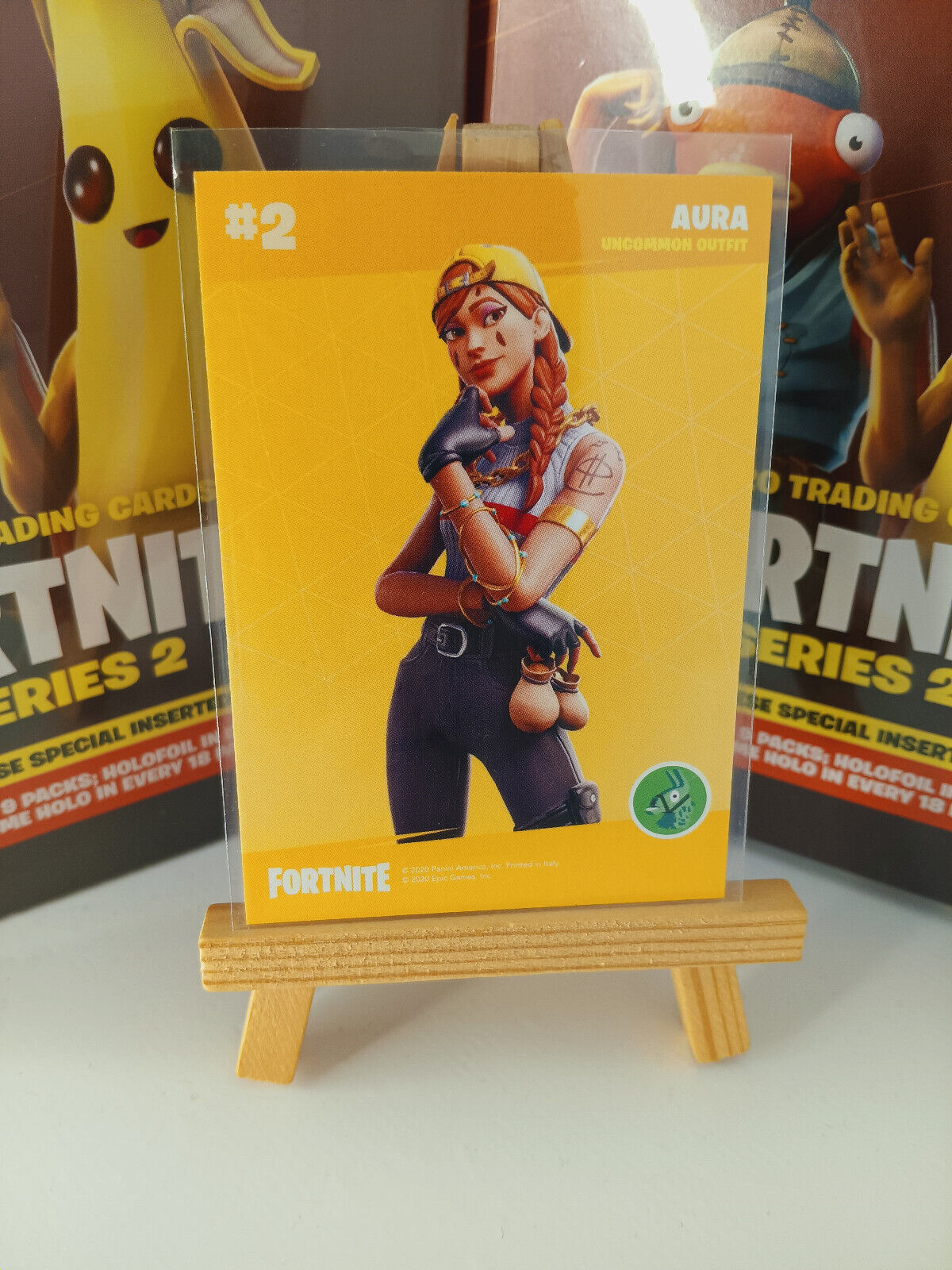 Fortnite Series 2 Nummer #02 Aura Sammelkarte