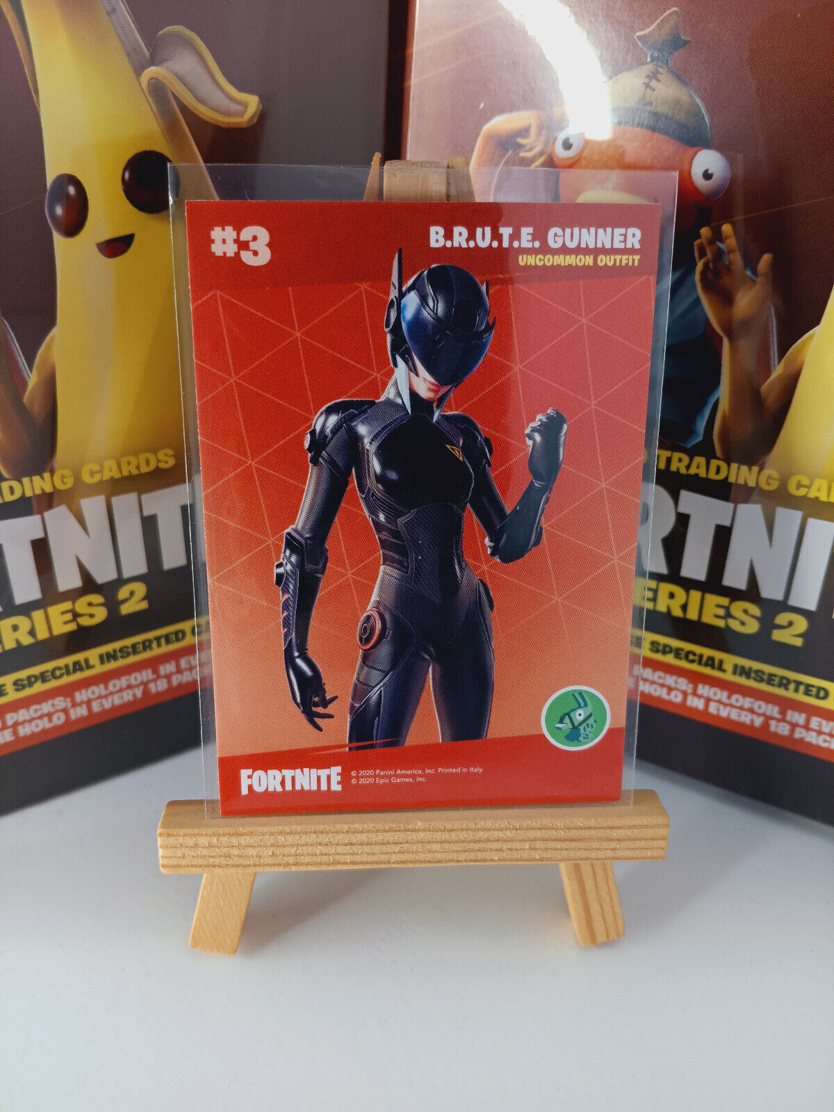 Fortnite Series 2 Nummer #03 B.R.U.T.E. Gunner Sammelkarte