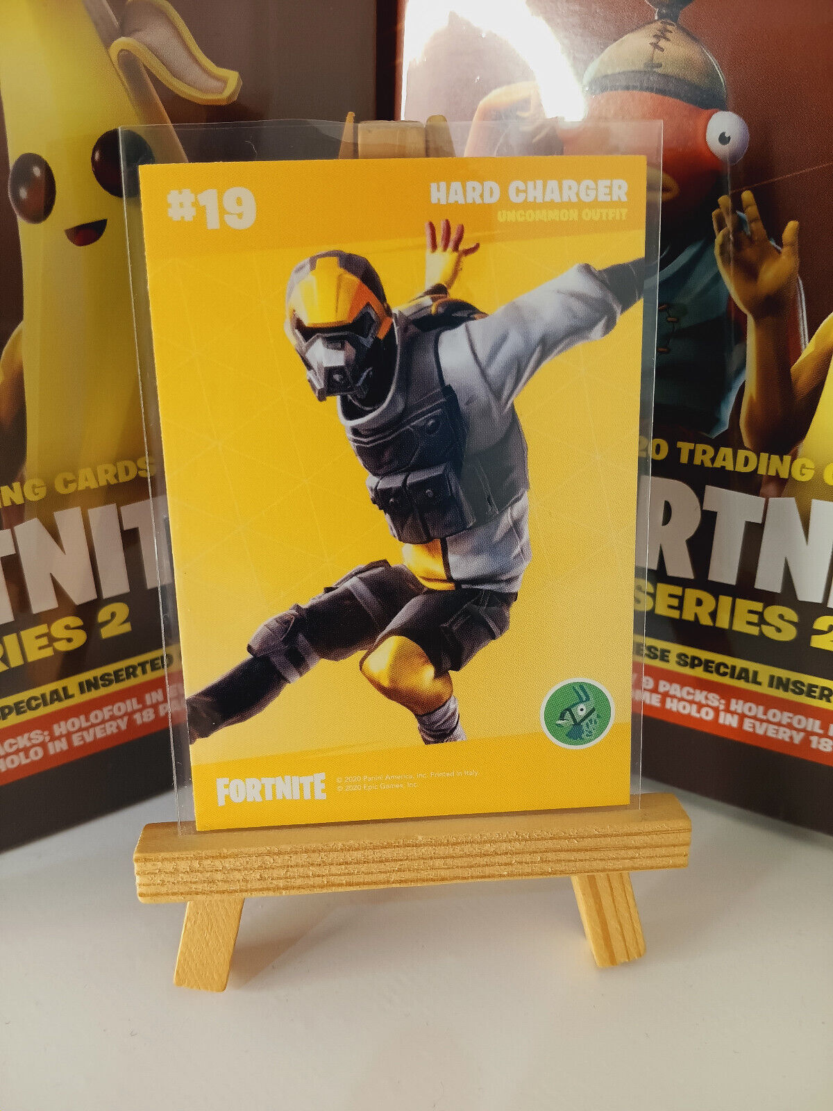 Fortnite Series 2 Nummer #19 Hard Charger Sammelkarte