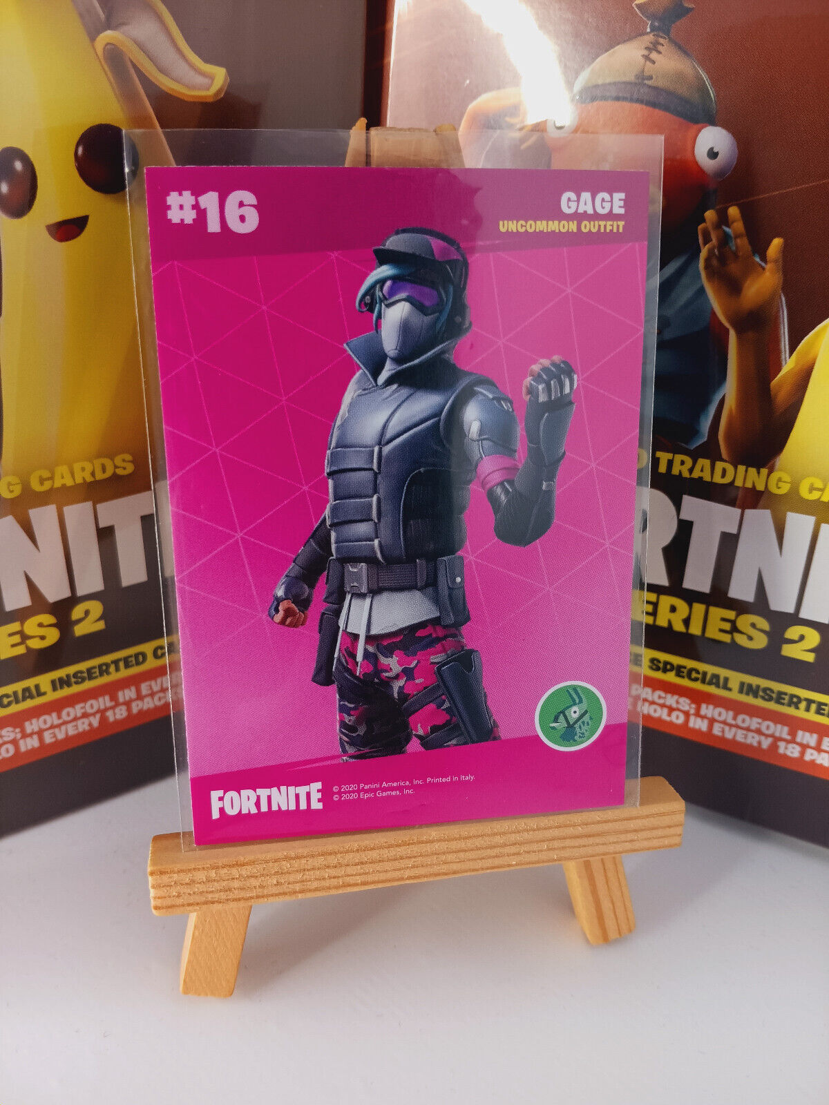 Fortnite Series 2 Nummer #16 Gage Sammelkarte