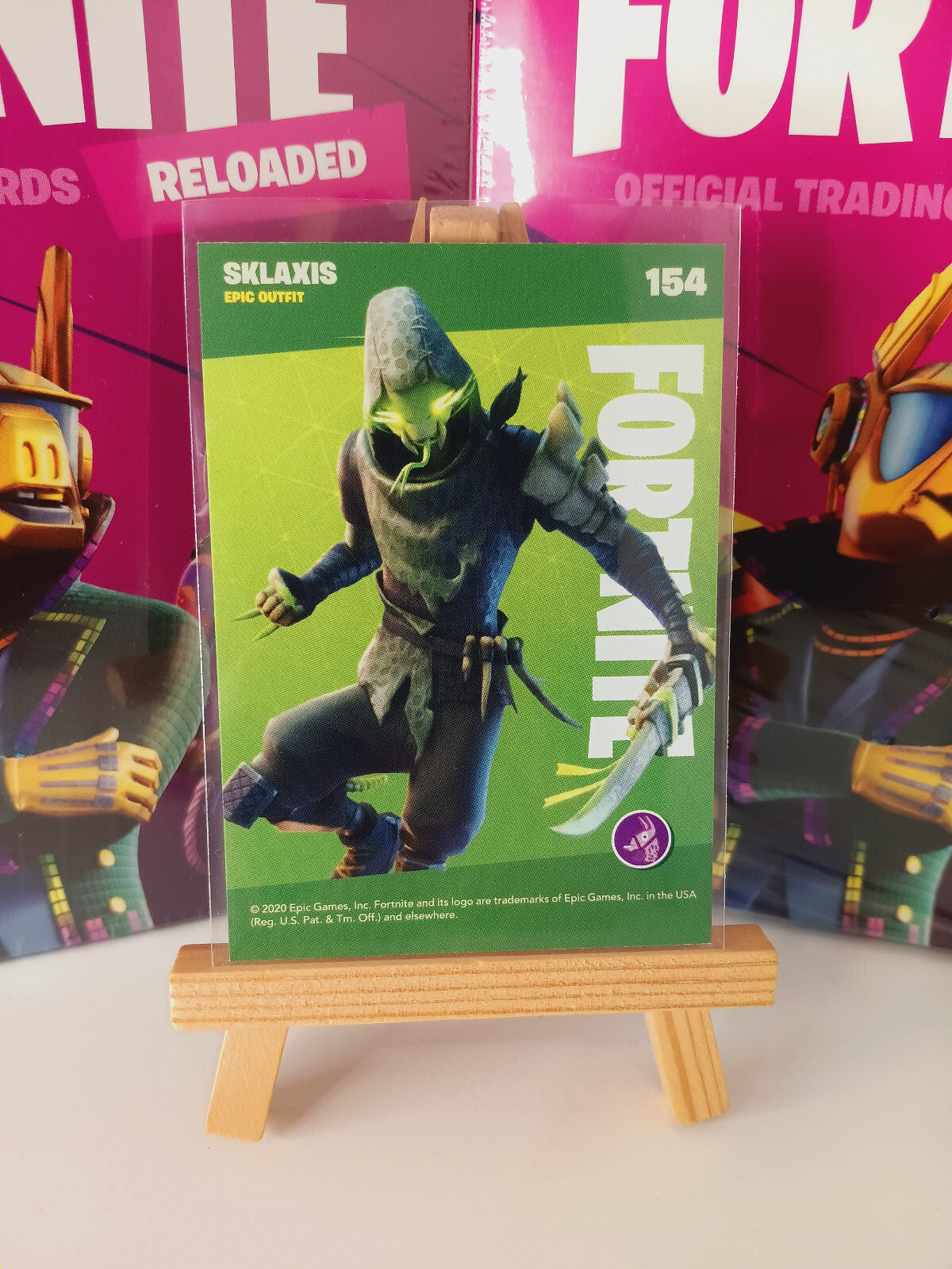 Fortnite Series 2 Reloaded Nummer 154 Sklaxis Sammelkarte