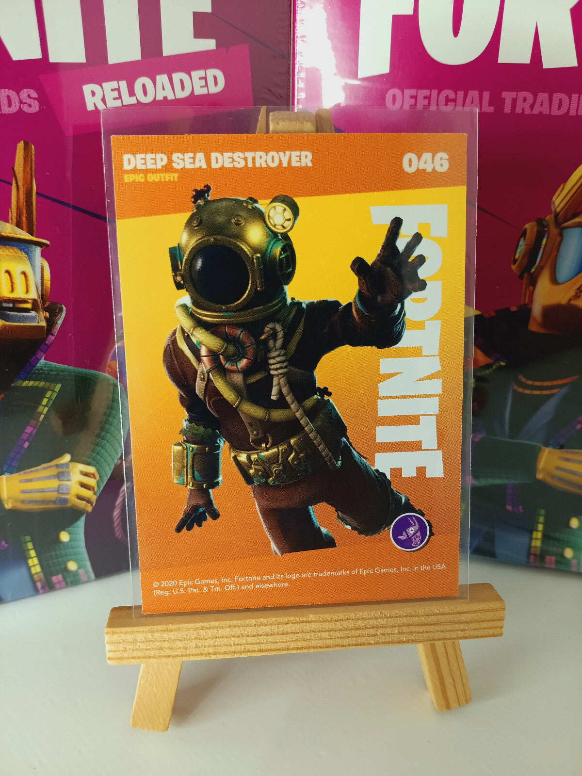 Fortnite Series 2 Reloaded Nummer #046 Deep Sea Destroyer Sammelkarte