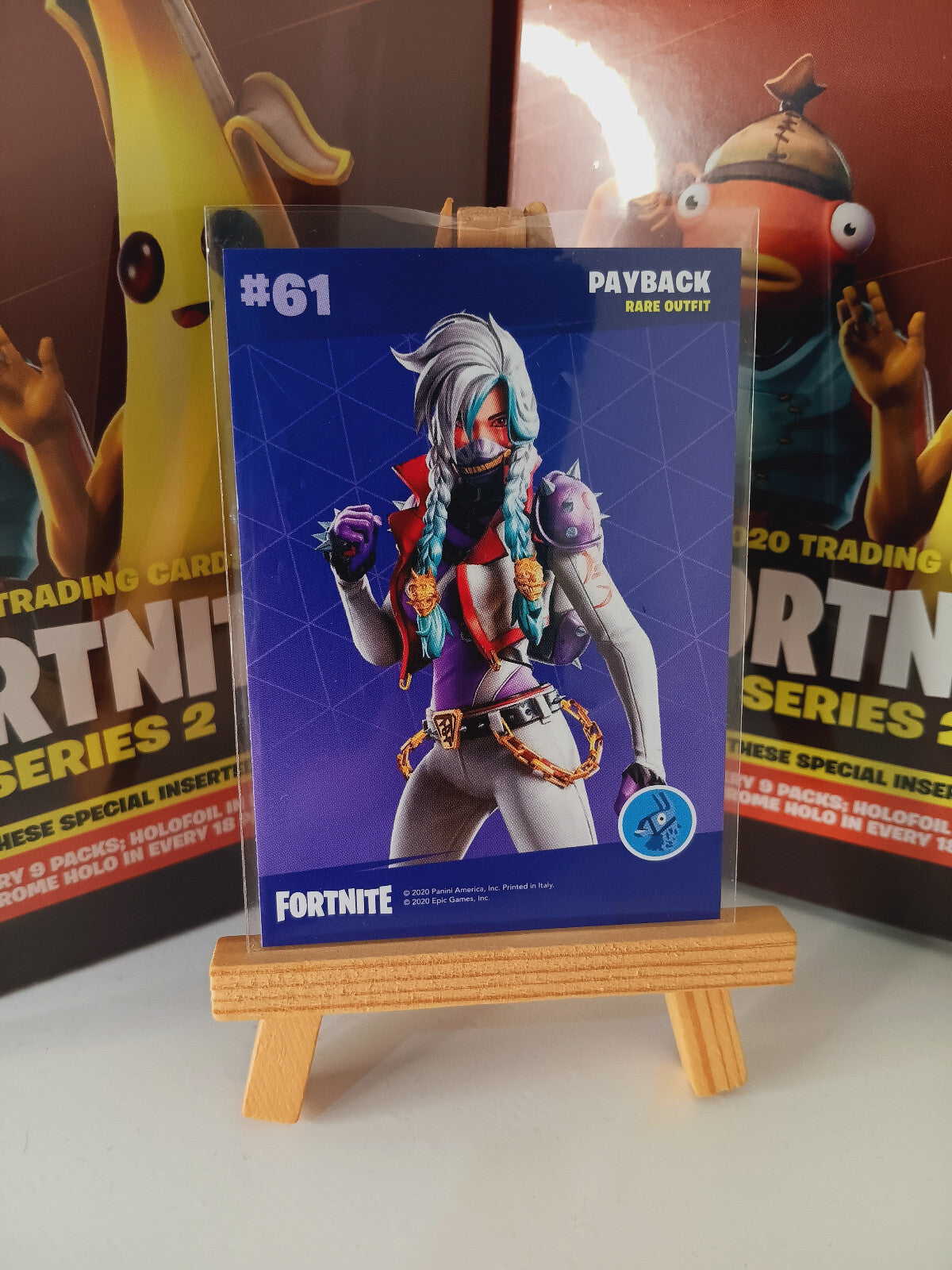 Fortnite Series 2 Nummer #61 Payback Sammelkarte