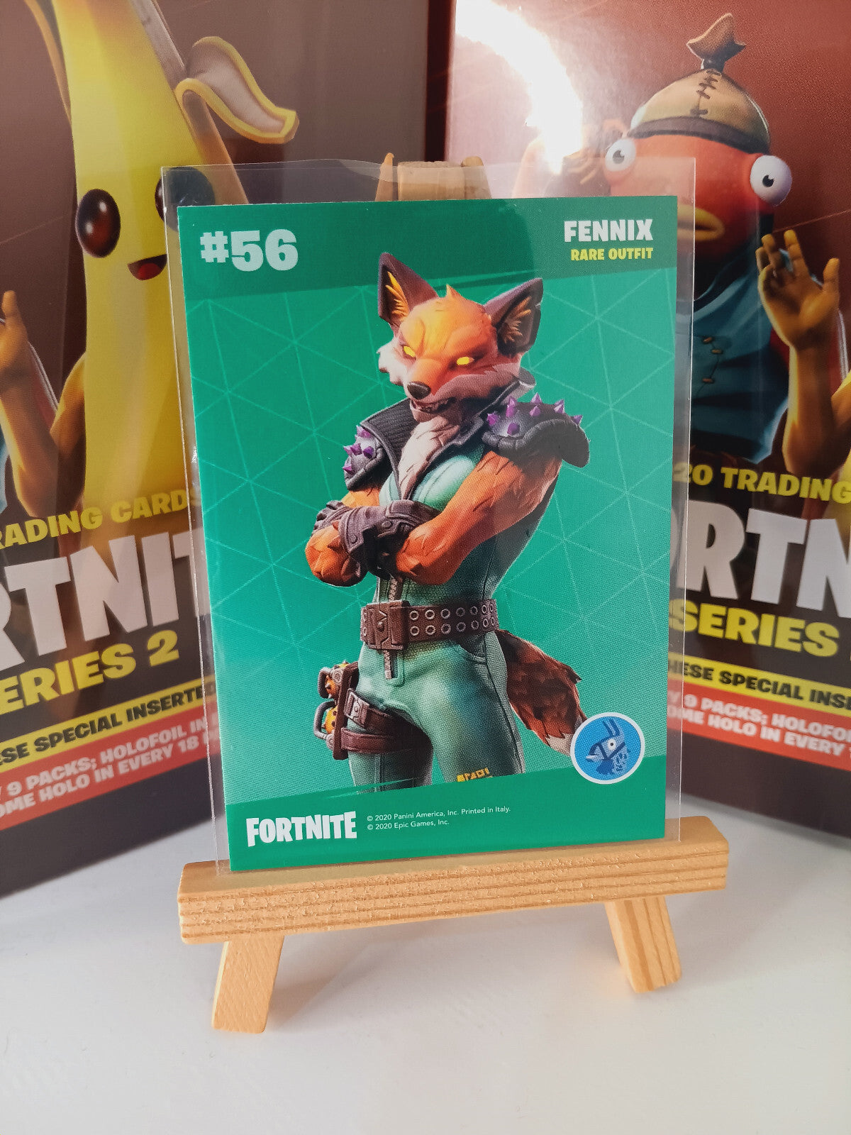 Fortnite Series 2 Nummer #56 Fennix Sammelkarte