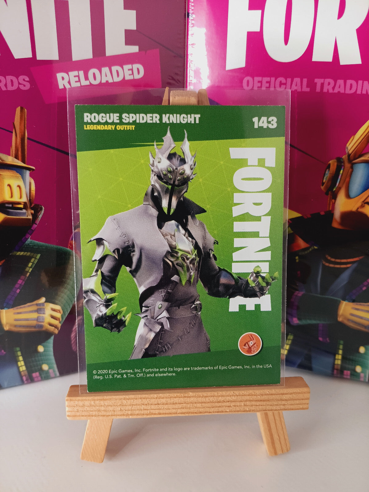 Fortnite Series 2 Reloaded Nummer 143 Rogue Spider Knight Sammelkarte
