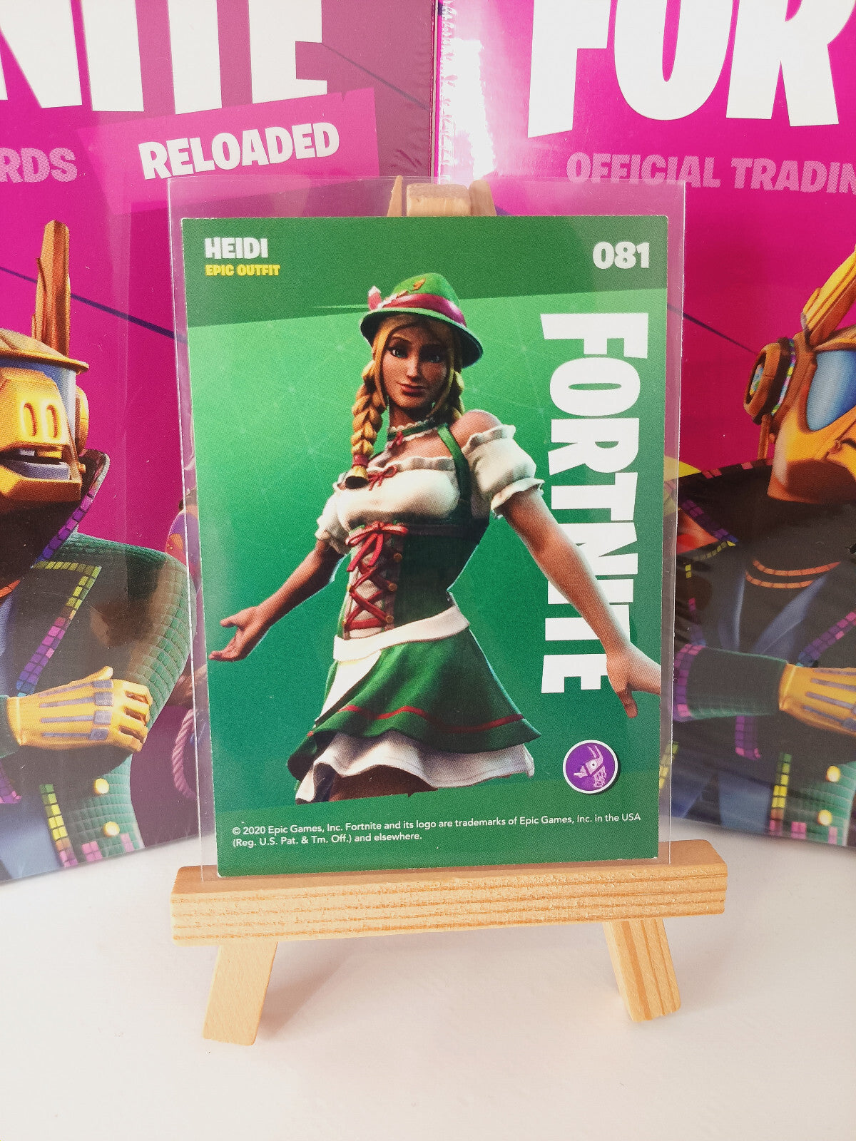 Fortnite Series 2 Reloaded Nummer #081 Heidi Sammelkarte