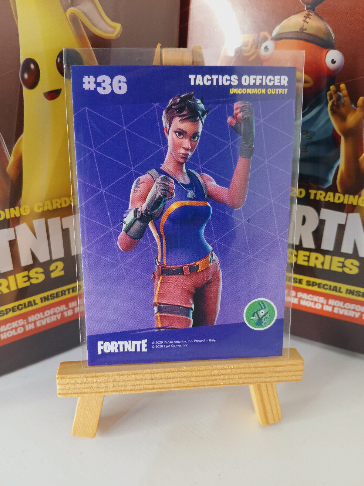 Fortnite Series 2 Nummer #36 Tactics Officer Sammelkarte