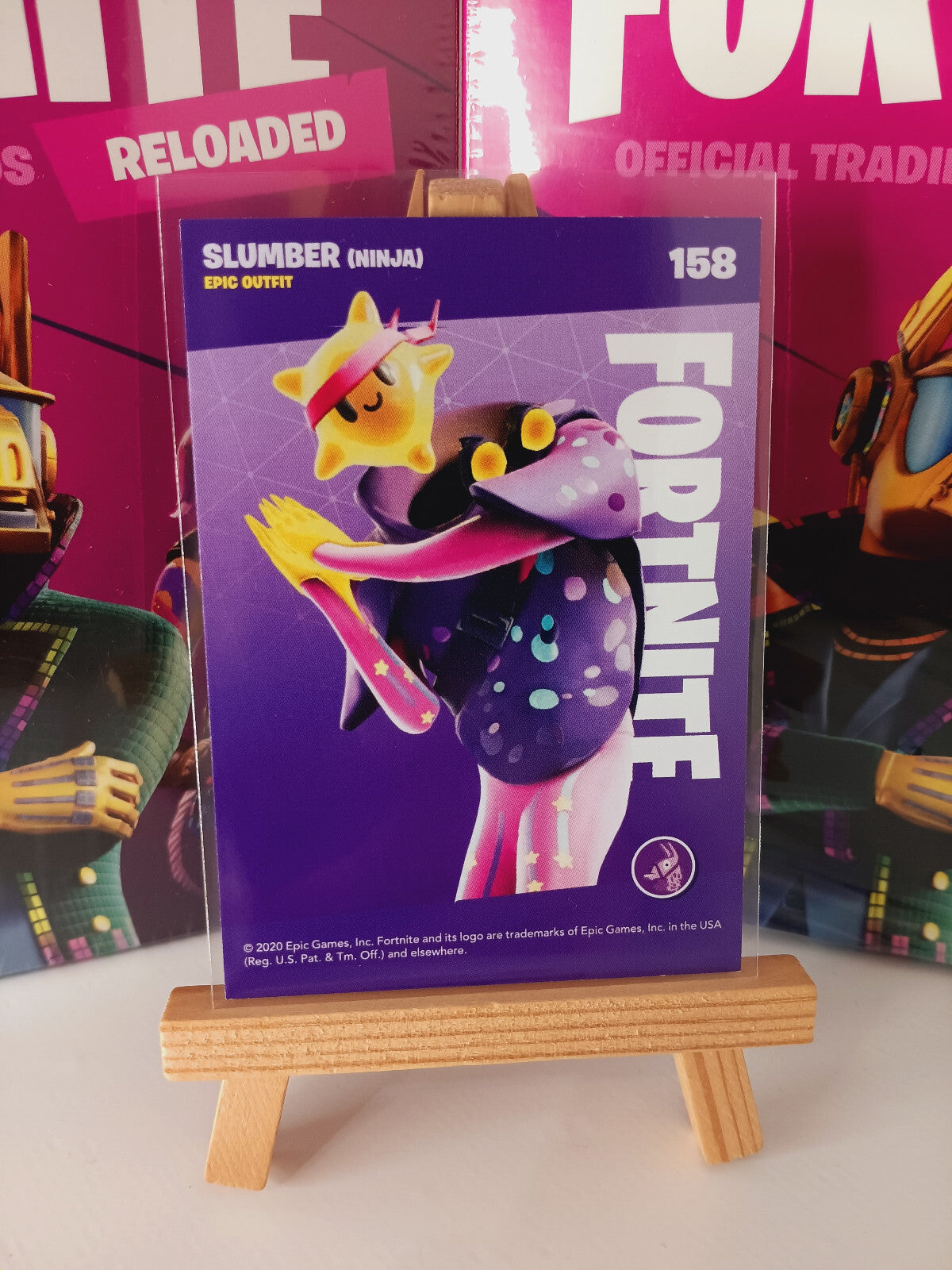Fortnite Series 2 Reloaded Nummer 158 Slumber (Ninja) Sammelkarte