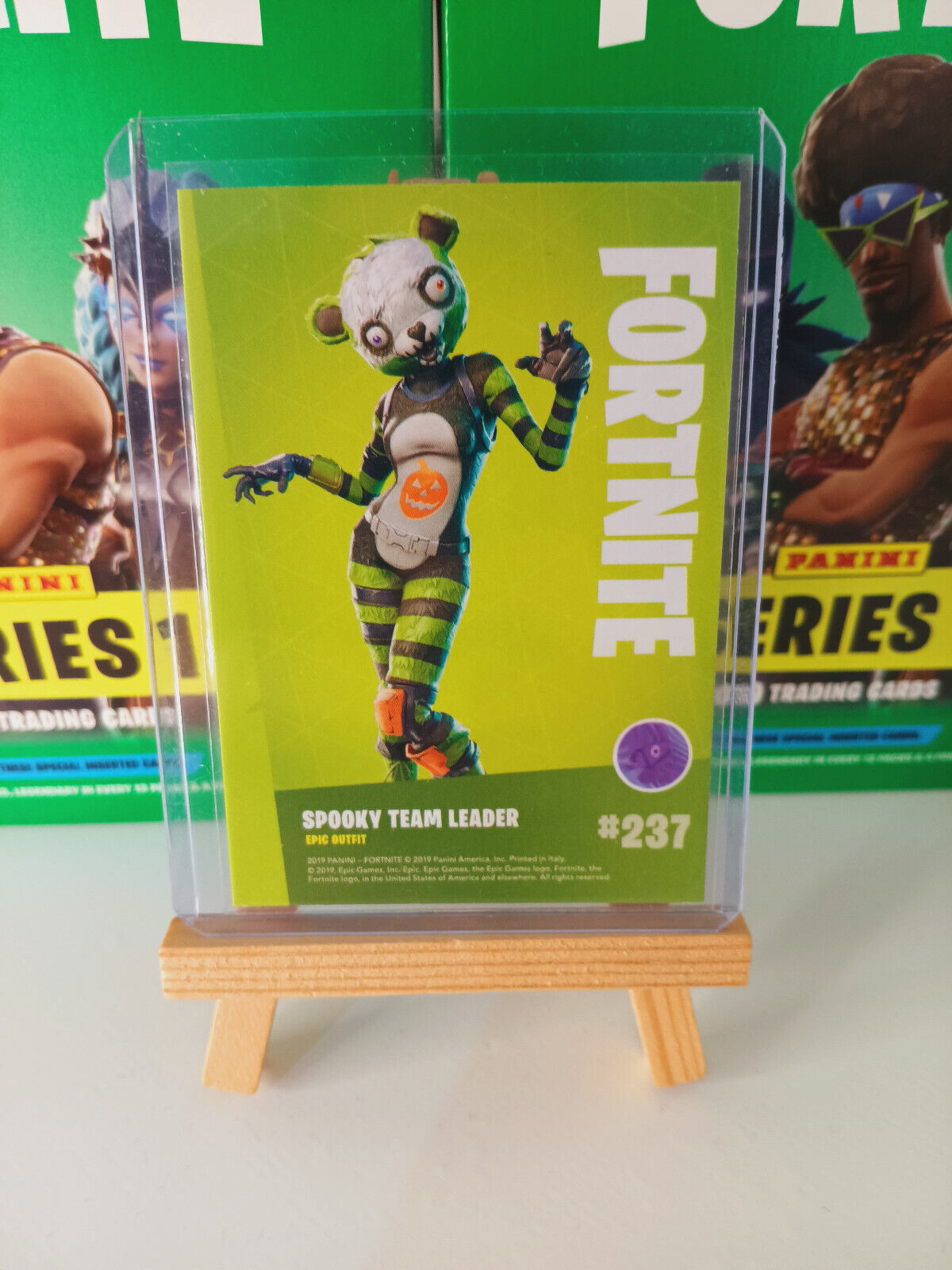 Fortnite Series 1 Nummer 237 Spooky Team Leader (Holo) Sammelkarte