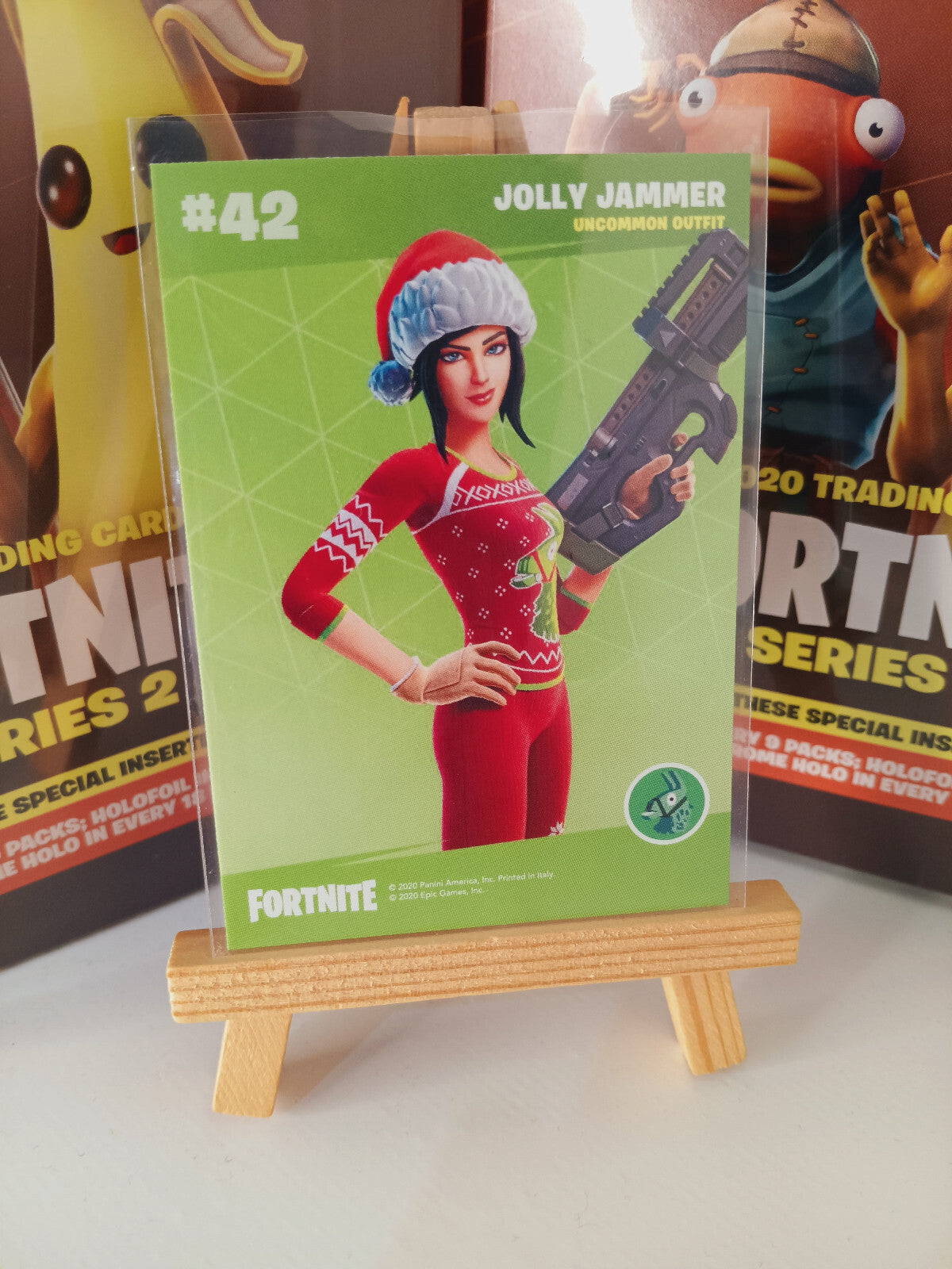 Fortnite Series 2 Nummer #42 Jolly Jammer Sammelkarte