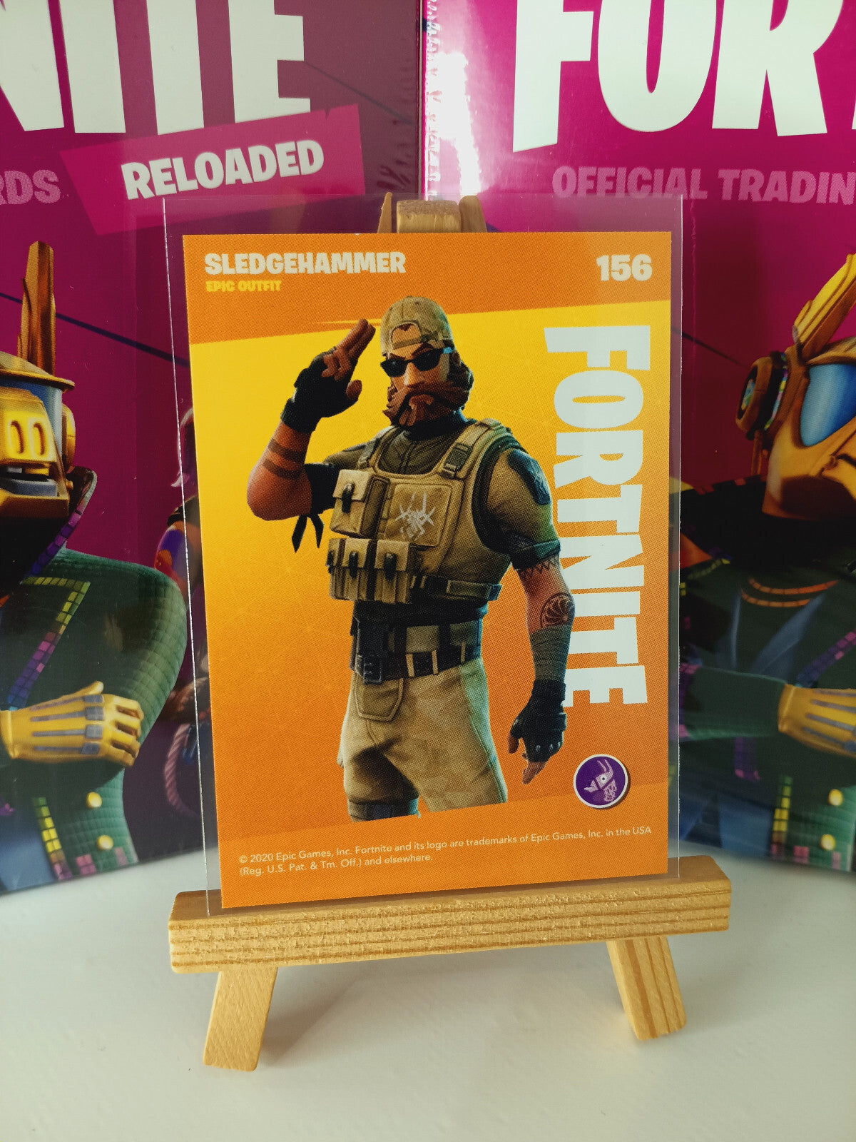 Fortnite Series 2 Reloaded Nummer 156 Sledgehammer Sammelkarte