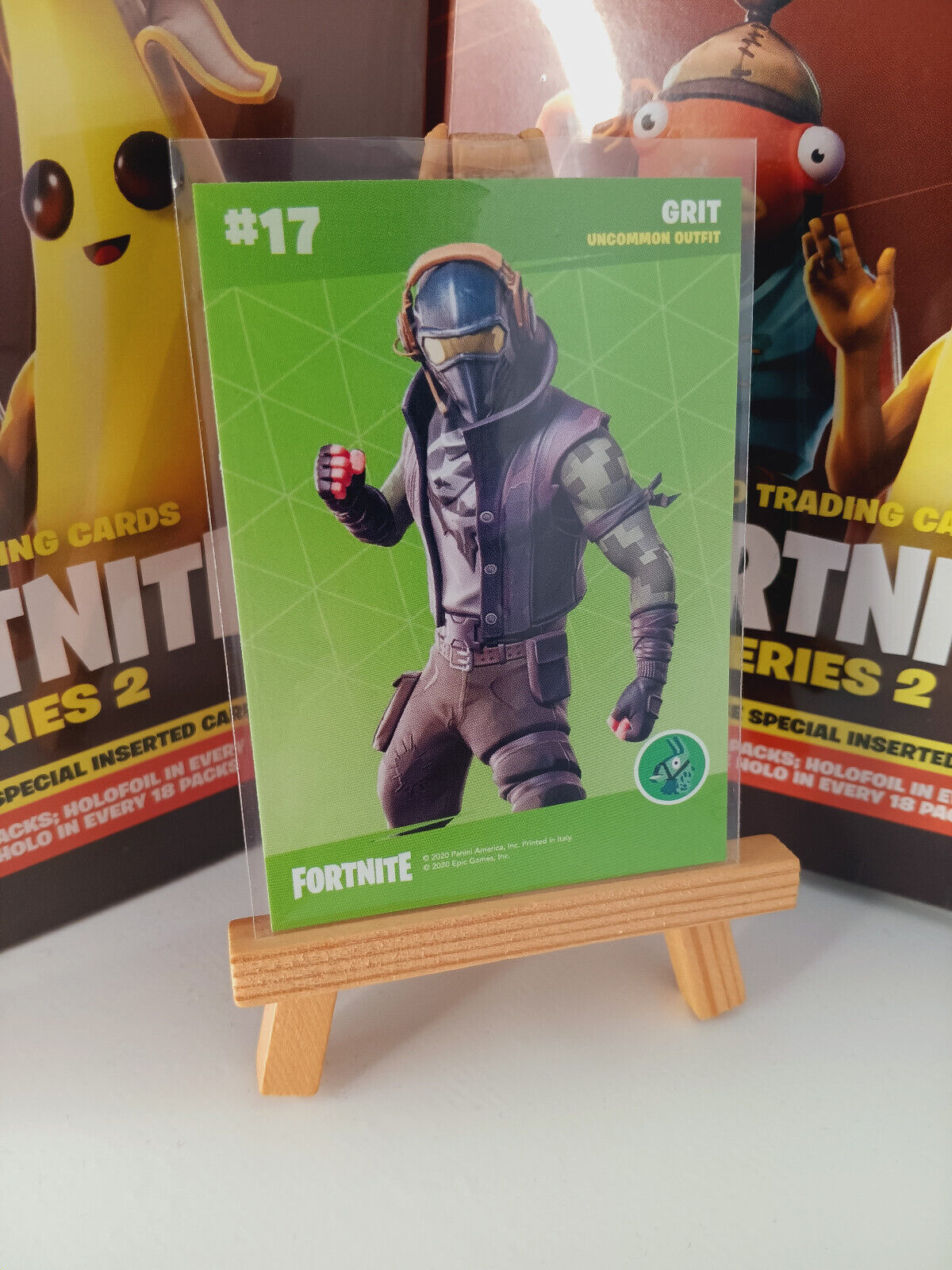 Fortnite Series 2 Nummer #17 Grit Sammelkarte