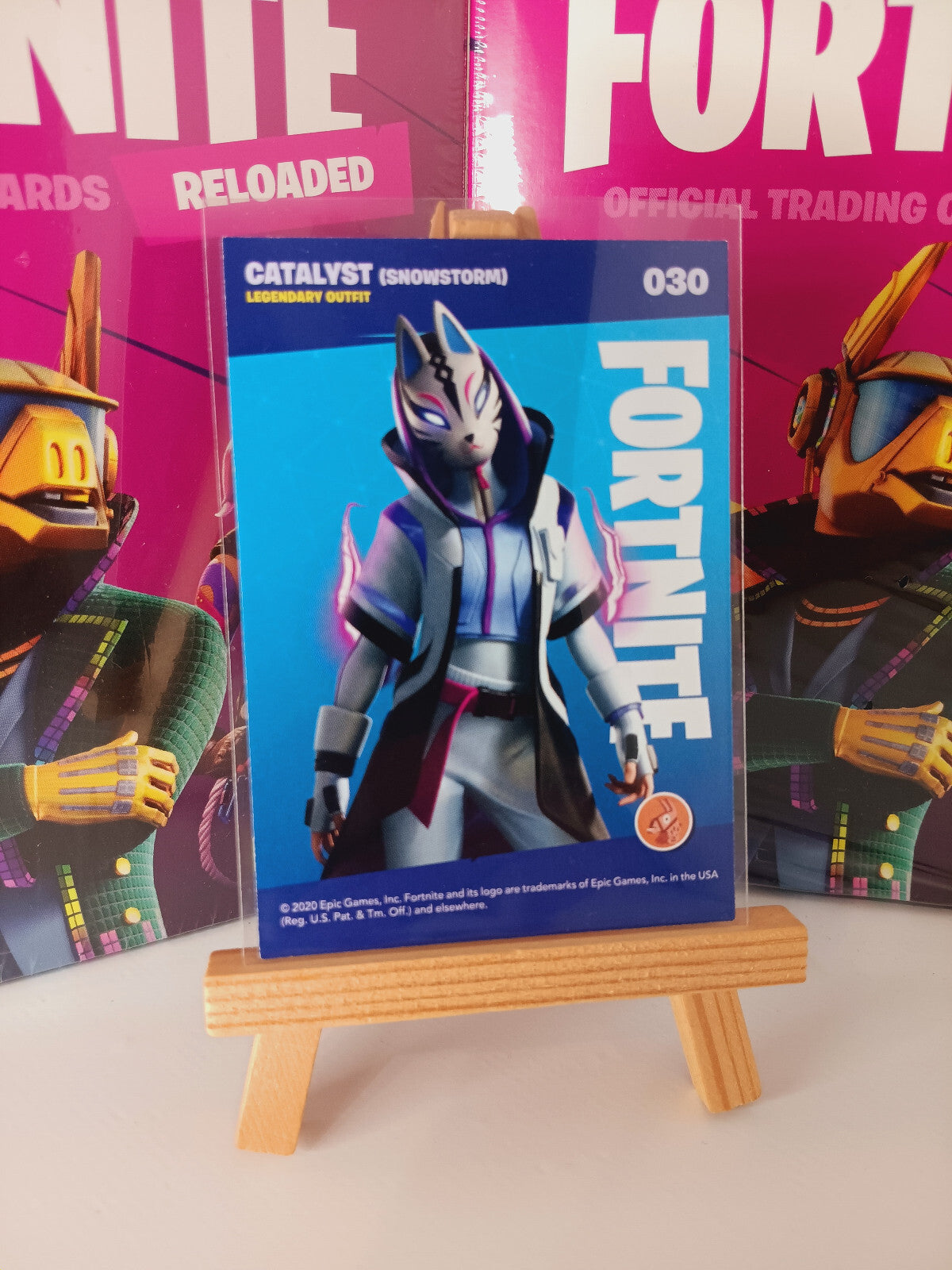 Fortnite Series 2 Reloaded Nummer #030 Catalyst (Snowstorm) Sammelkarte