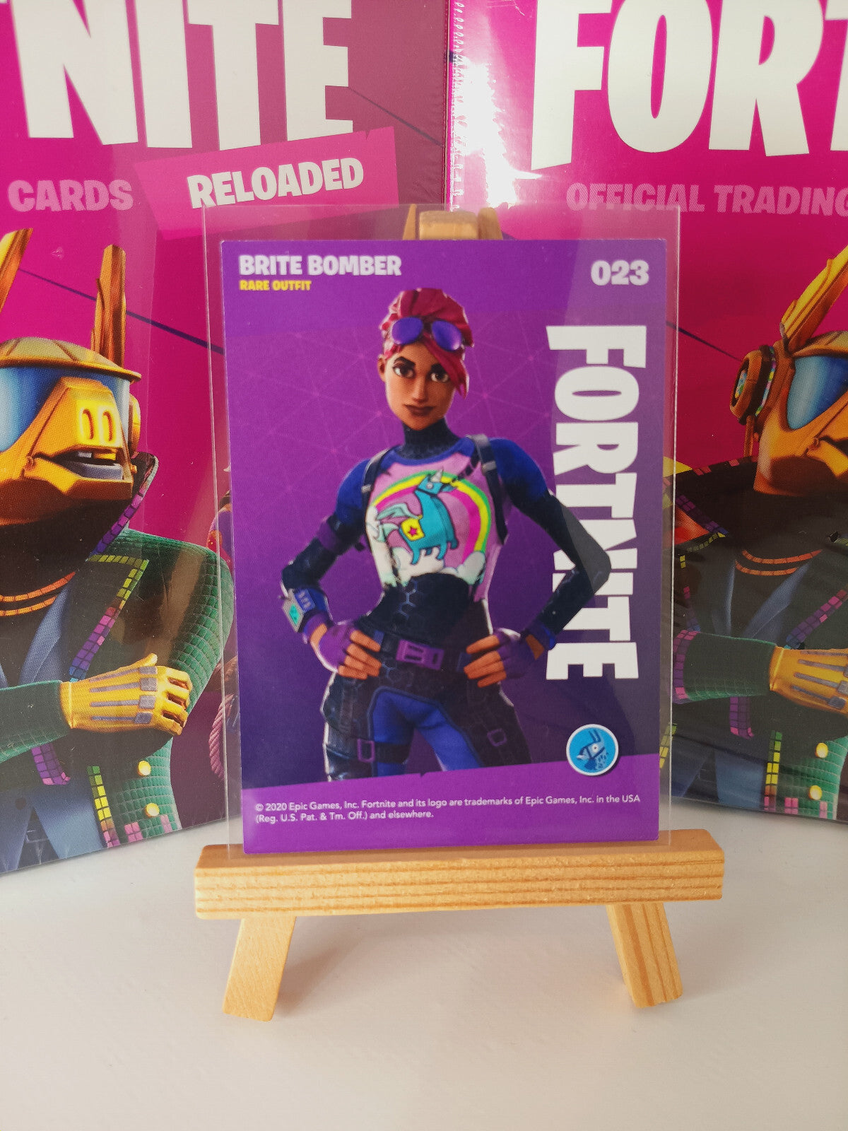 Fortnite Series 2 Reloaded Nummer #023 Brite Bomber Sammelkarte