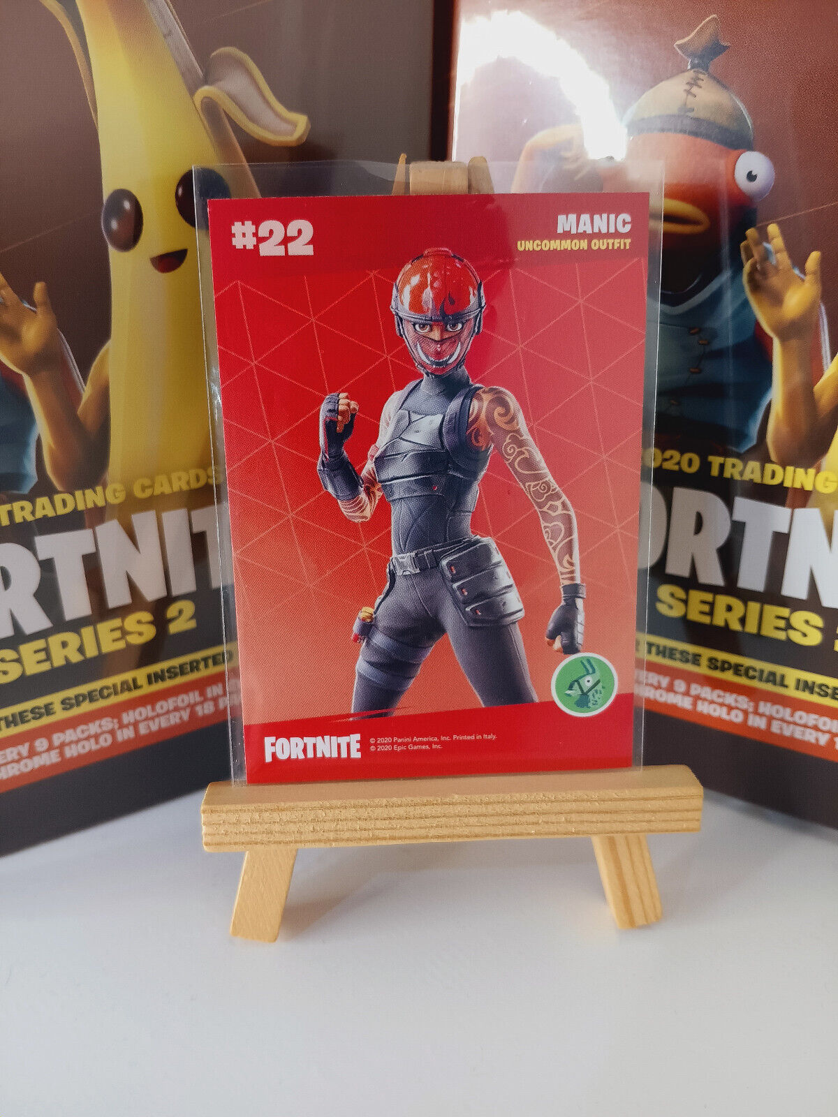 Fortnite Series 2 Nummer #22 Manic Sammelkarte