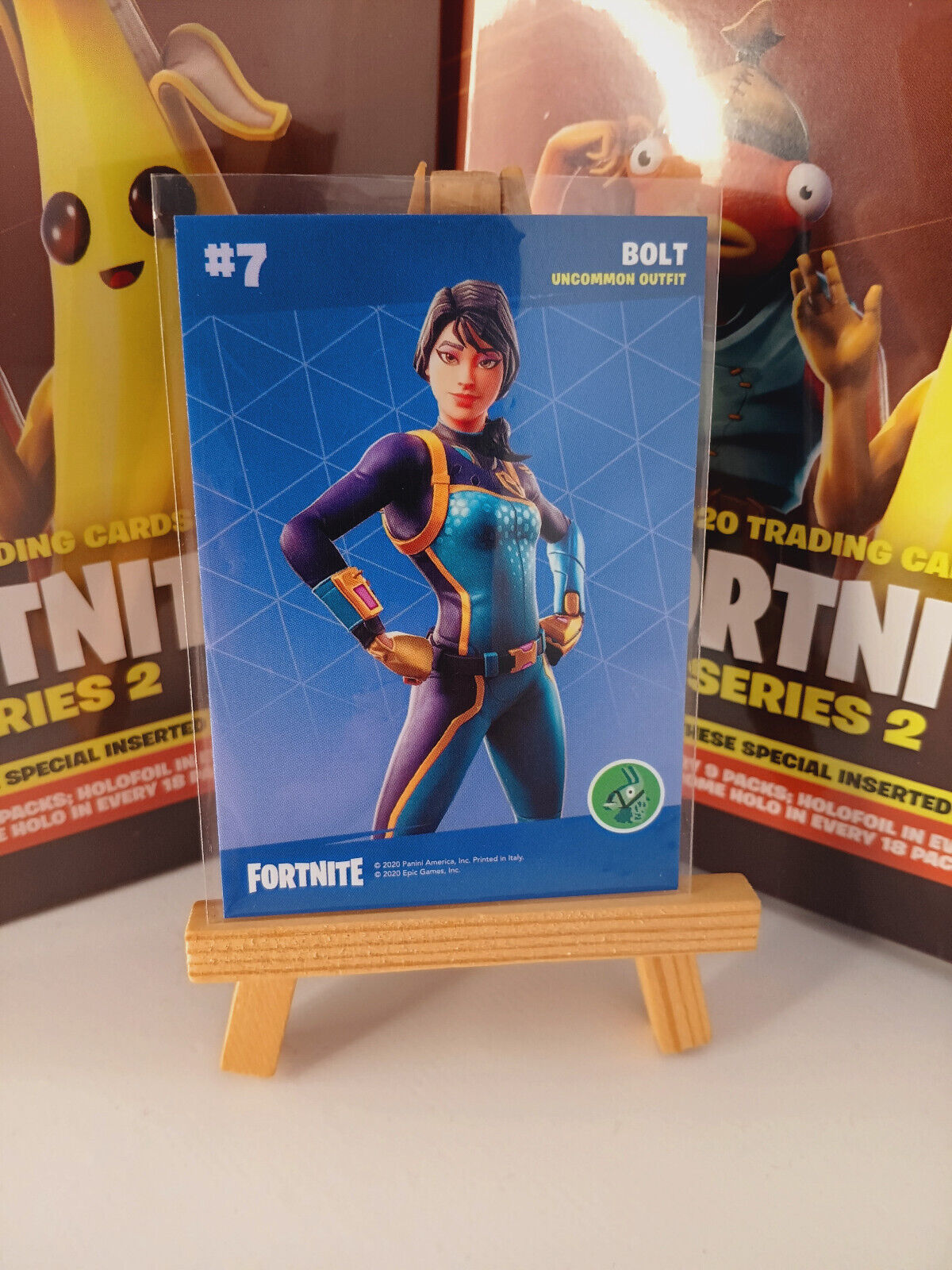 Fortnite Series 2 Nummer #07 Bolt Sammelkarte