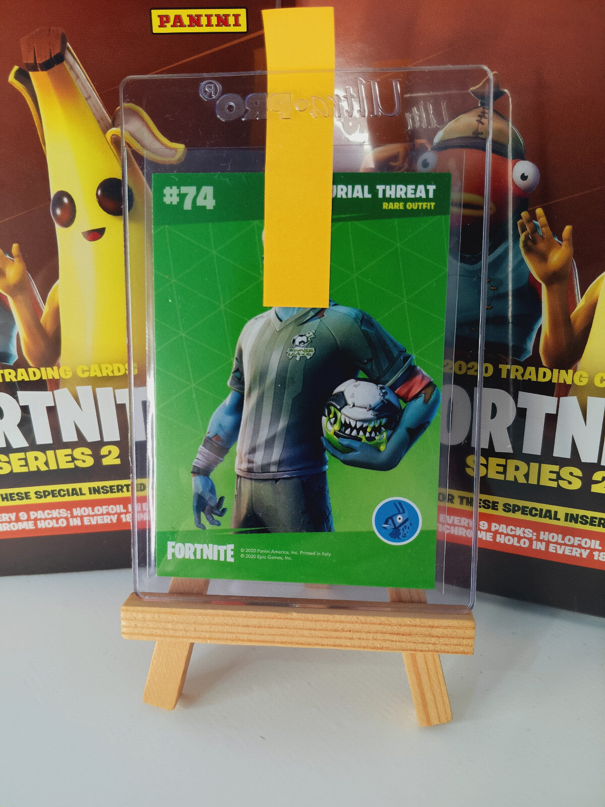 Fortnite Series 2 Nummer #74 Burial Threat (Crystal Shard) Sammelkarte