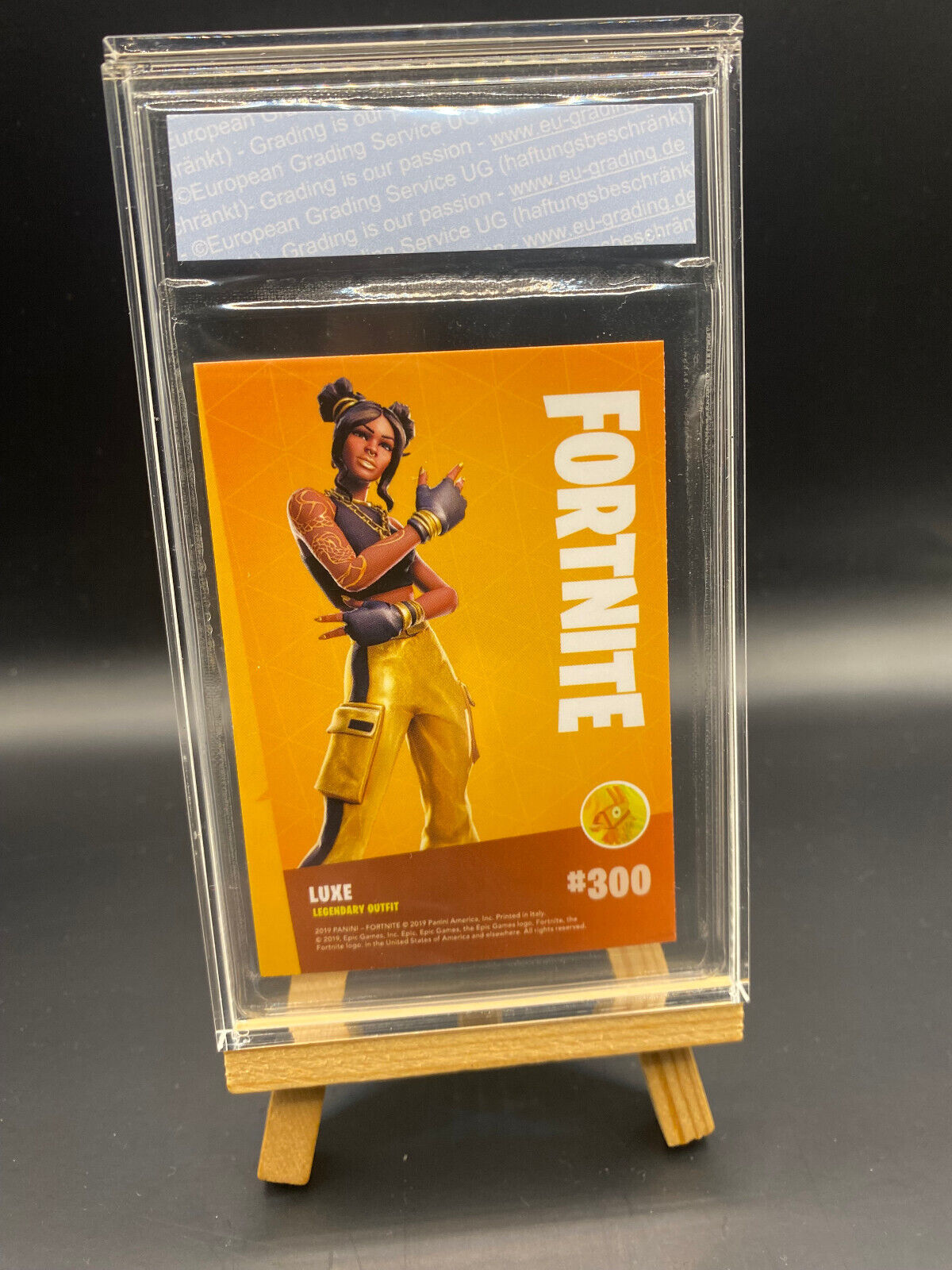 Fortnite Series 1 Nummer 300 Luxe EGS 9,5 (Crystal Shard) Sammelkarte