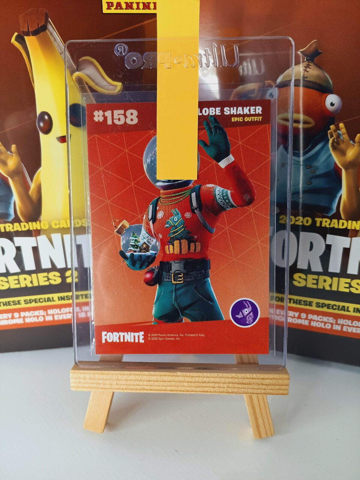 Fortnite Series 2 Nummer 158 Globe Shaker (Crystal Shard) Sammelkarte