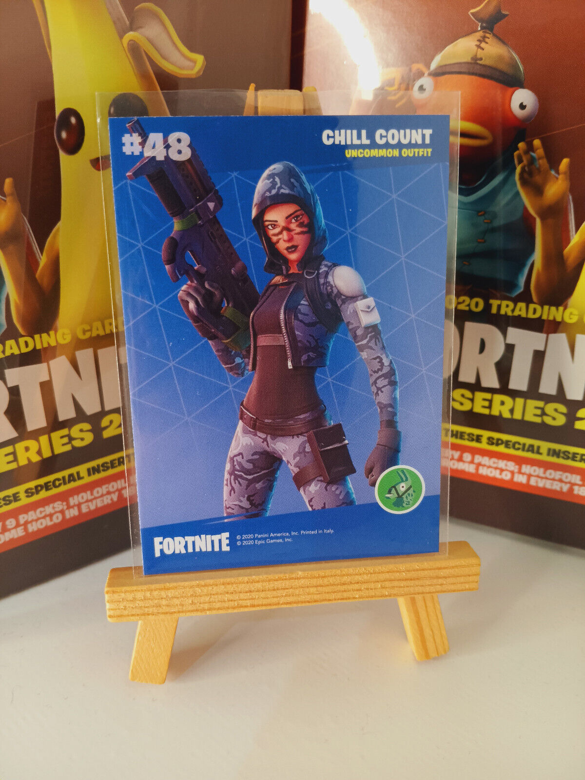 Fortnite Series 2 Nummer #48 Chill Count Sammelkarte