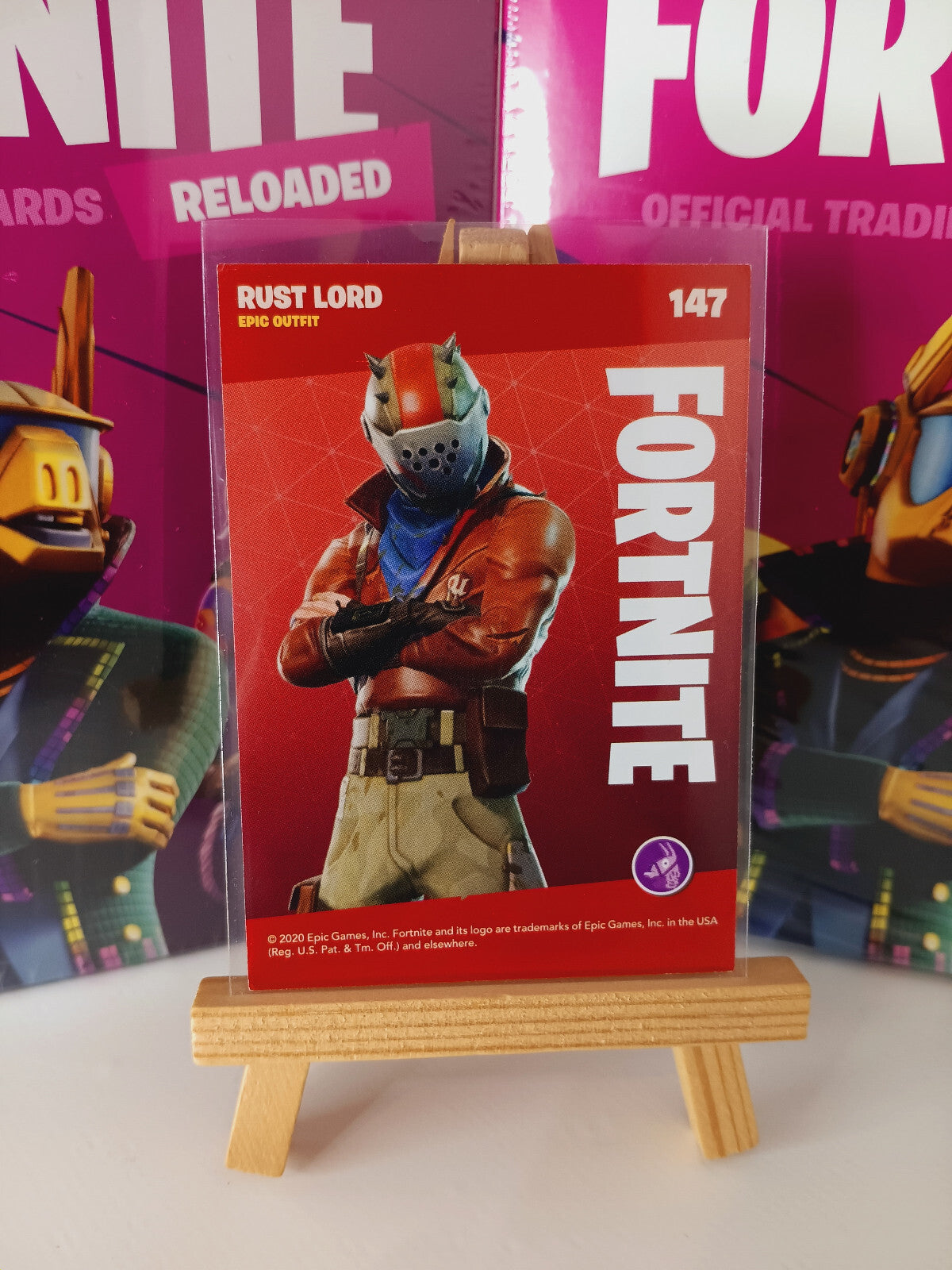 Fortnite Series 2 Reloaded Nummer 147 Rust Lord Sammelkarte