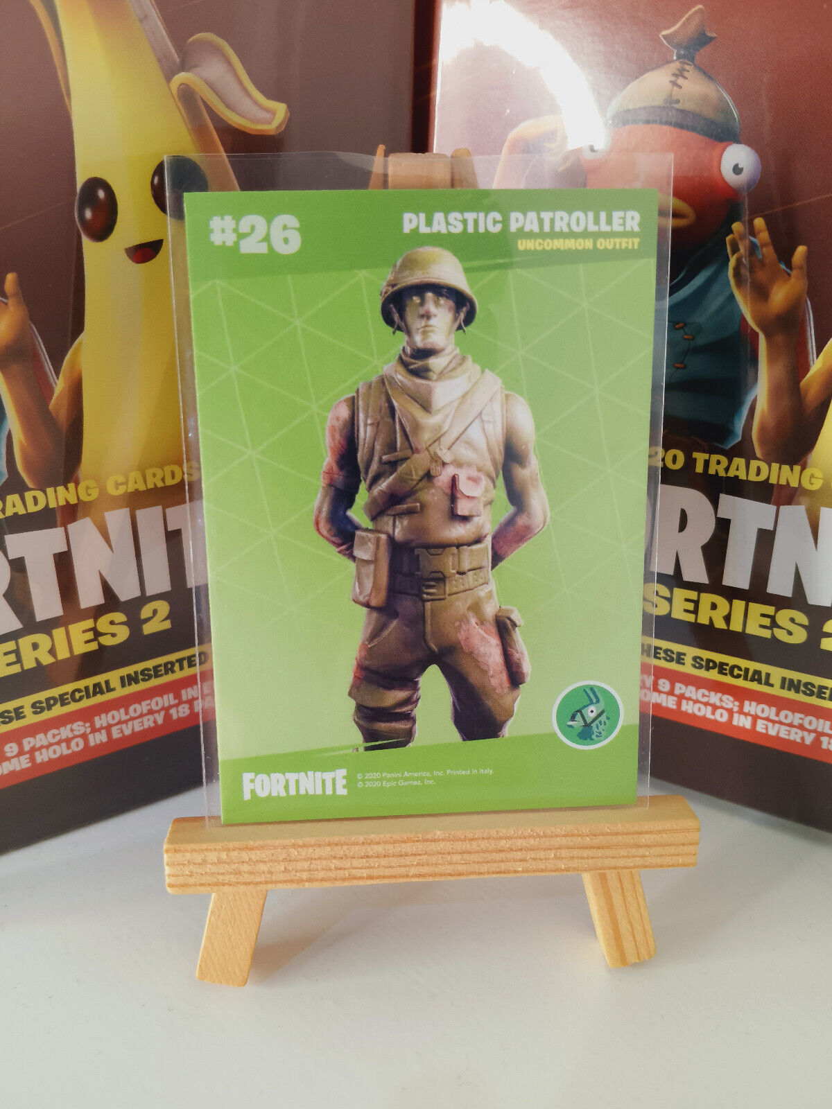Fortnite Series 2 Nummer #26 Plastic Patroller Sammelkarte