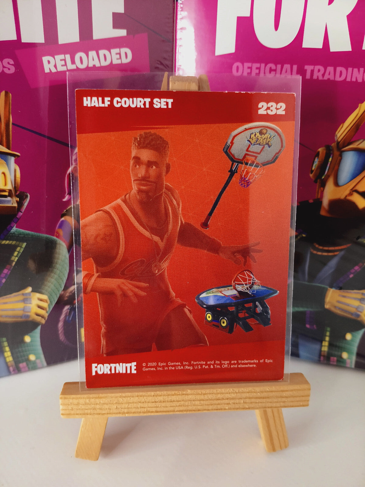 Fortnite Series 2 Reloaded Nummer 232 Half Court Set Sammelkarte