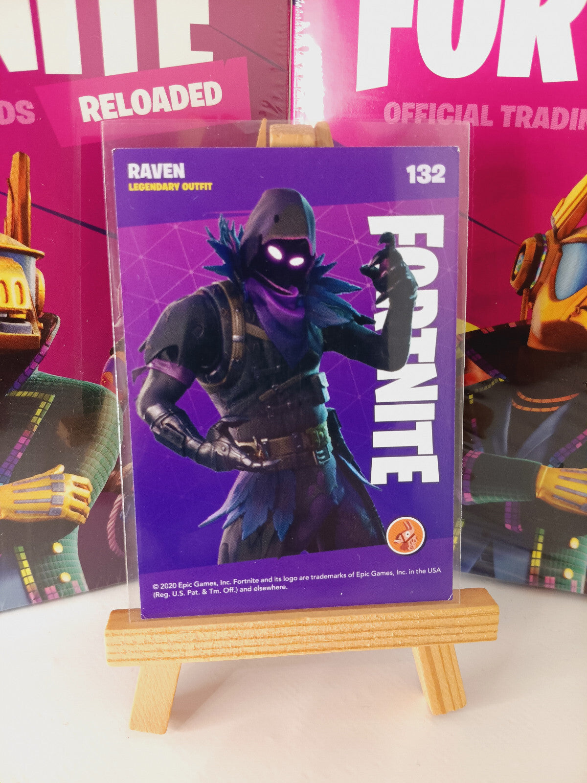 Fortnite Series 2 Reloaded Nummer 132 Raven Sammelkarte