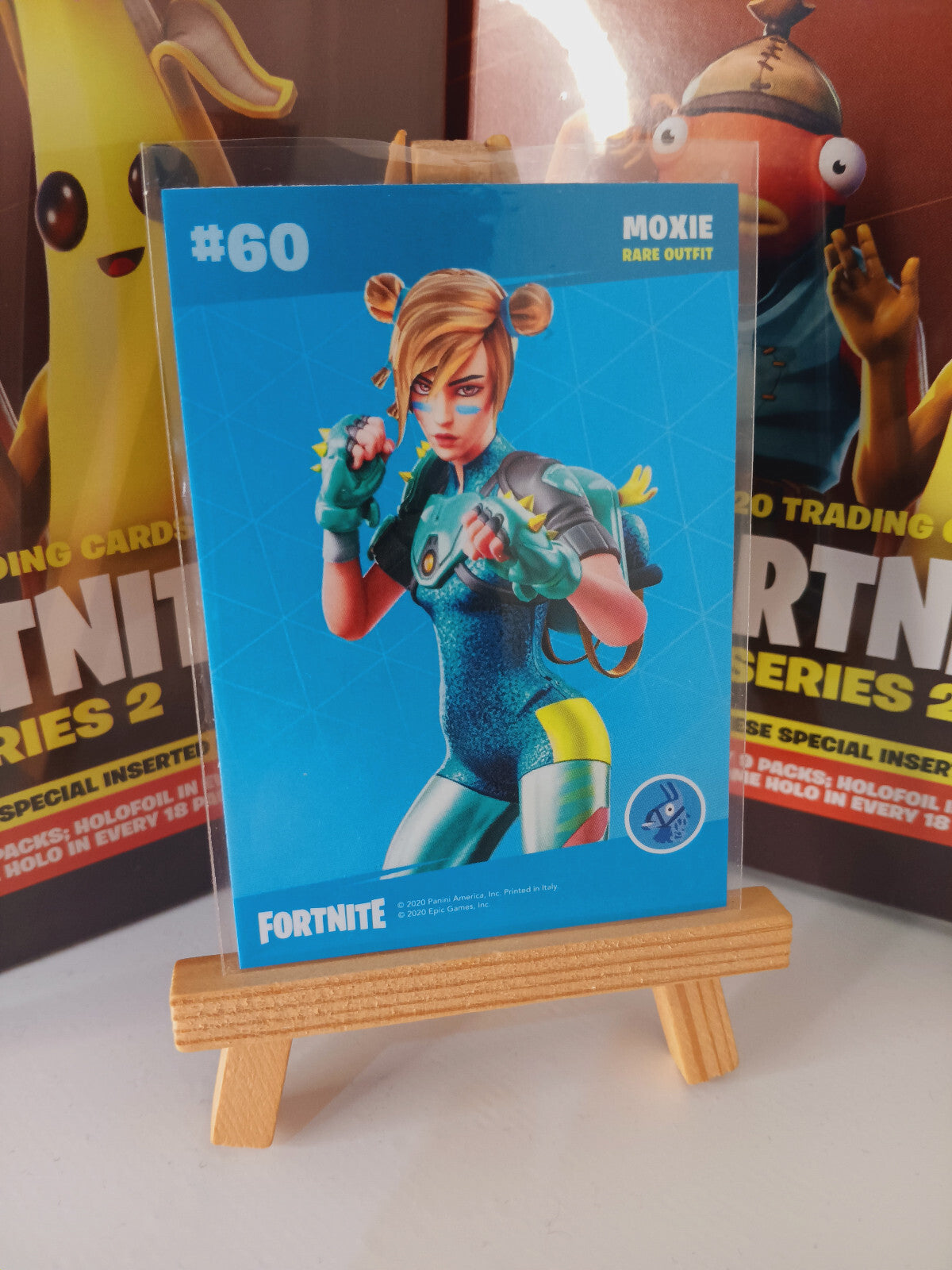 Fortnite Series 2 Nummer #60 Moxie Sammelkarte
