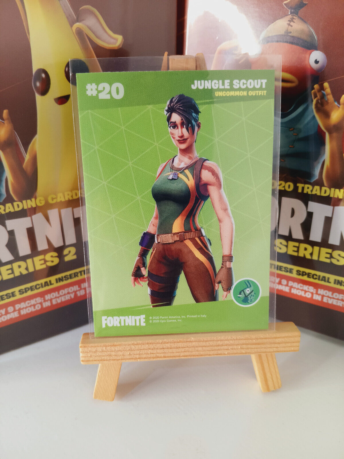 Fortnite Series 2 Nummer #20 Jungle Scout Sammelkarte