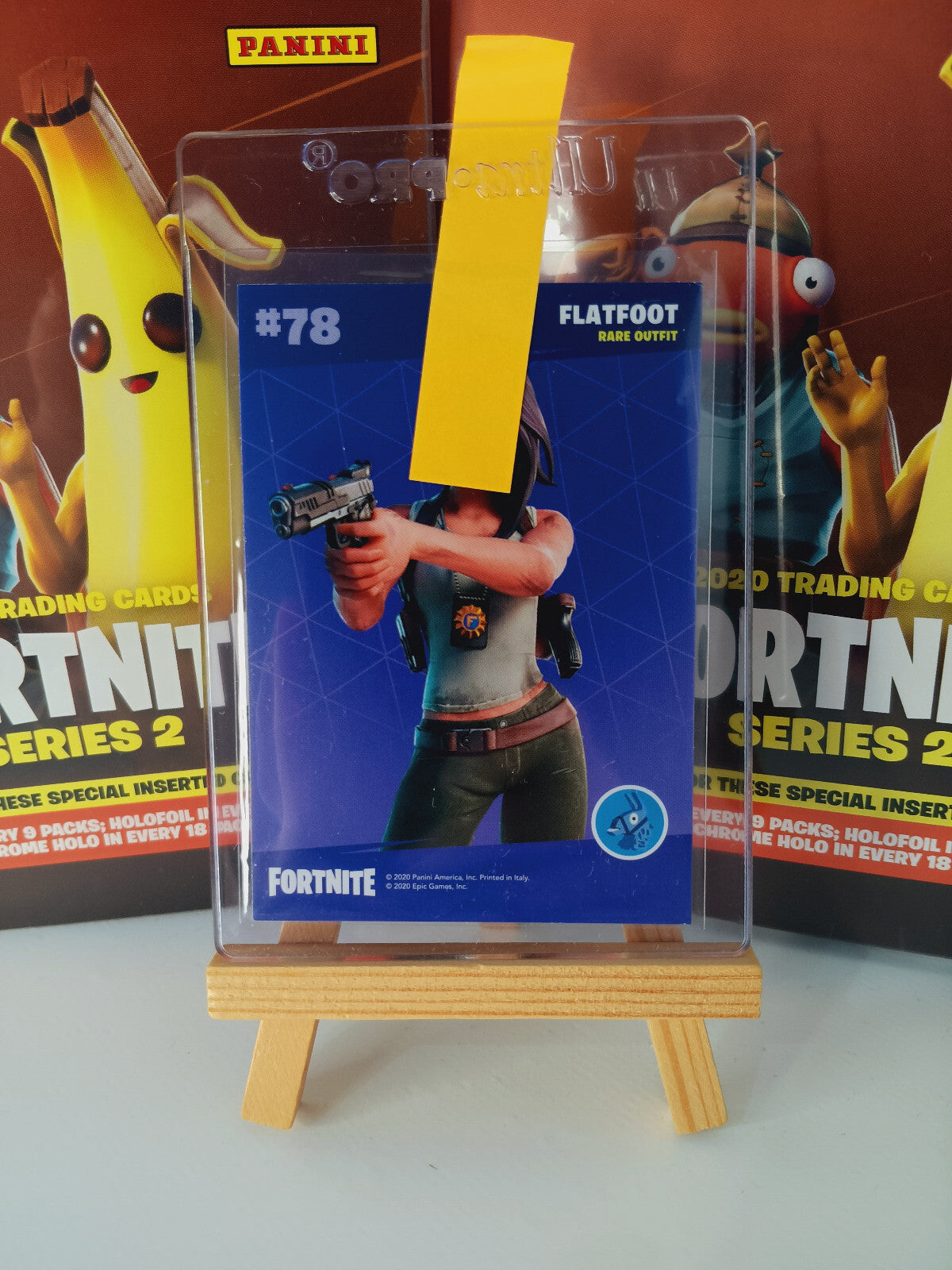 Fortnite Series 2 Nummer #78 Flatfoot (Crystal Shard) Sammelkarte