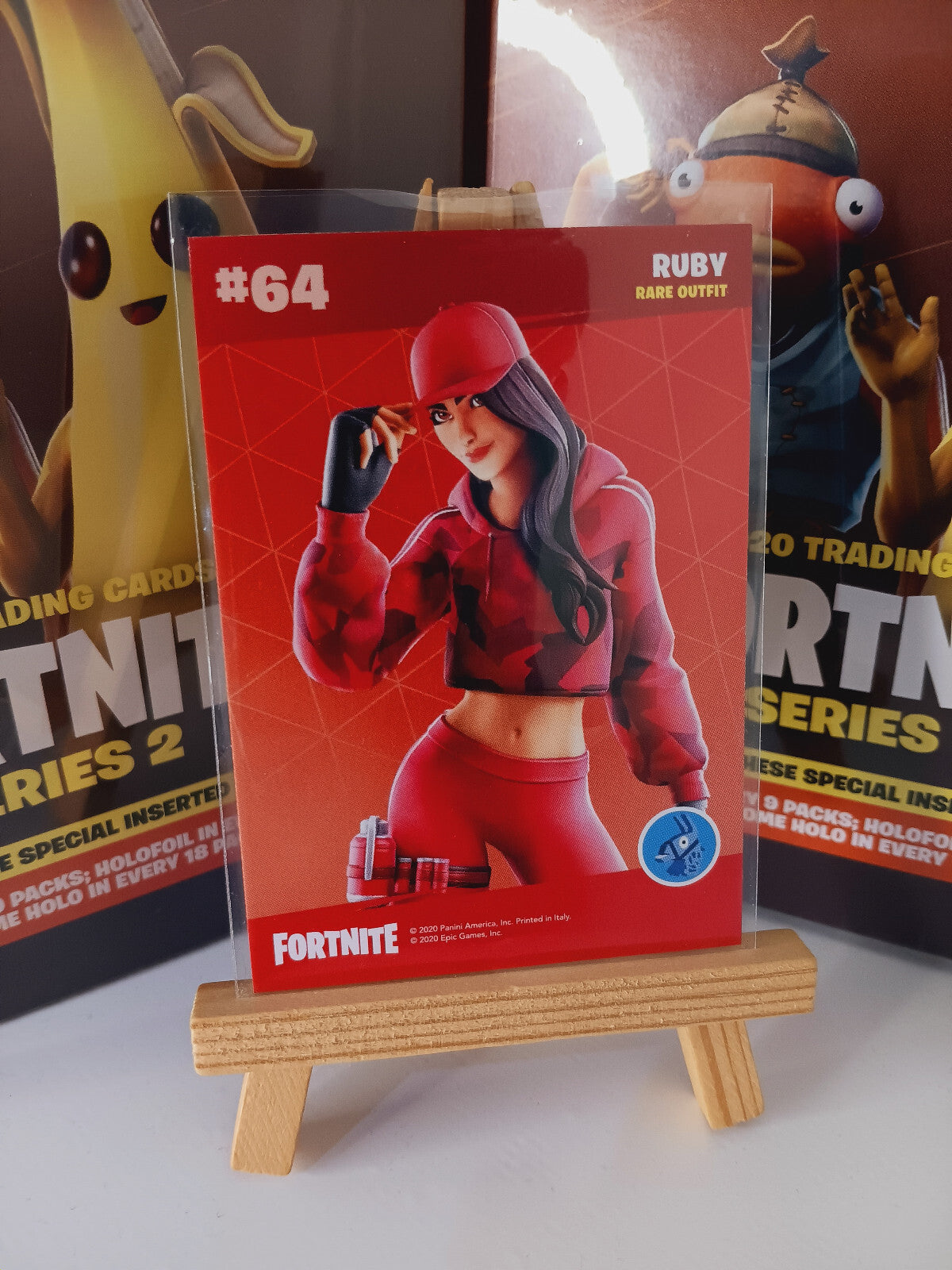 Fortnite Series 2 Nummer #64 Ruby Sammelkarte