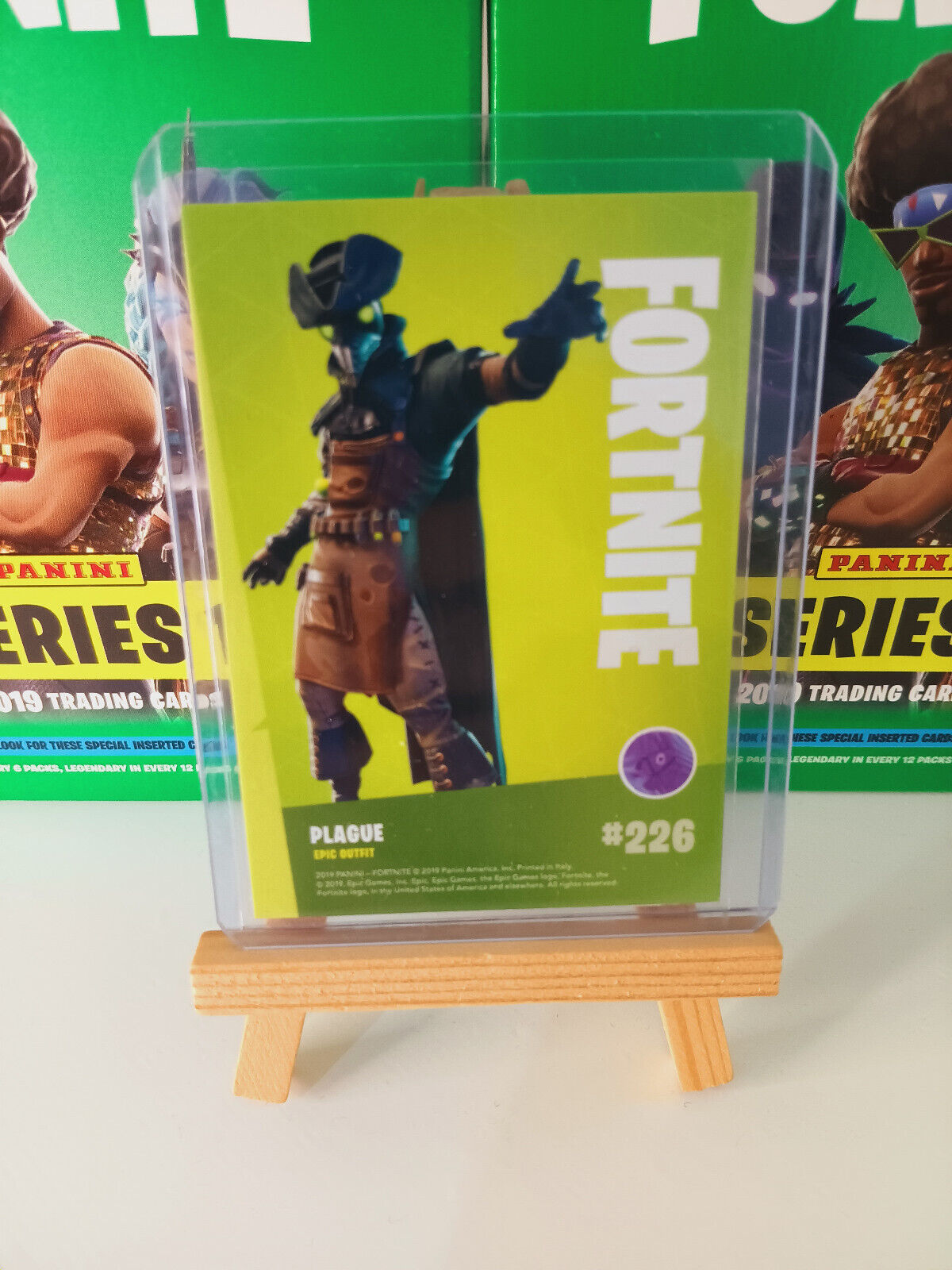 Fortnite Series 1 Nummer 226 Plague (Holo) Sammelkarte