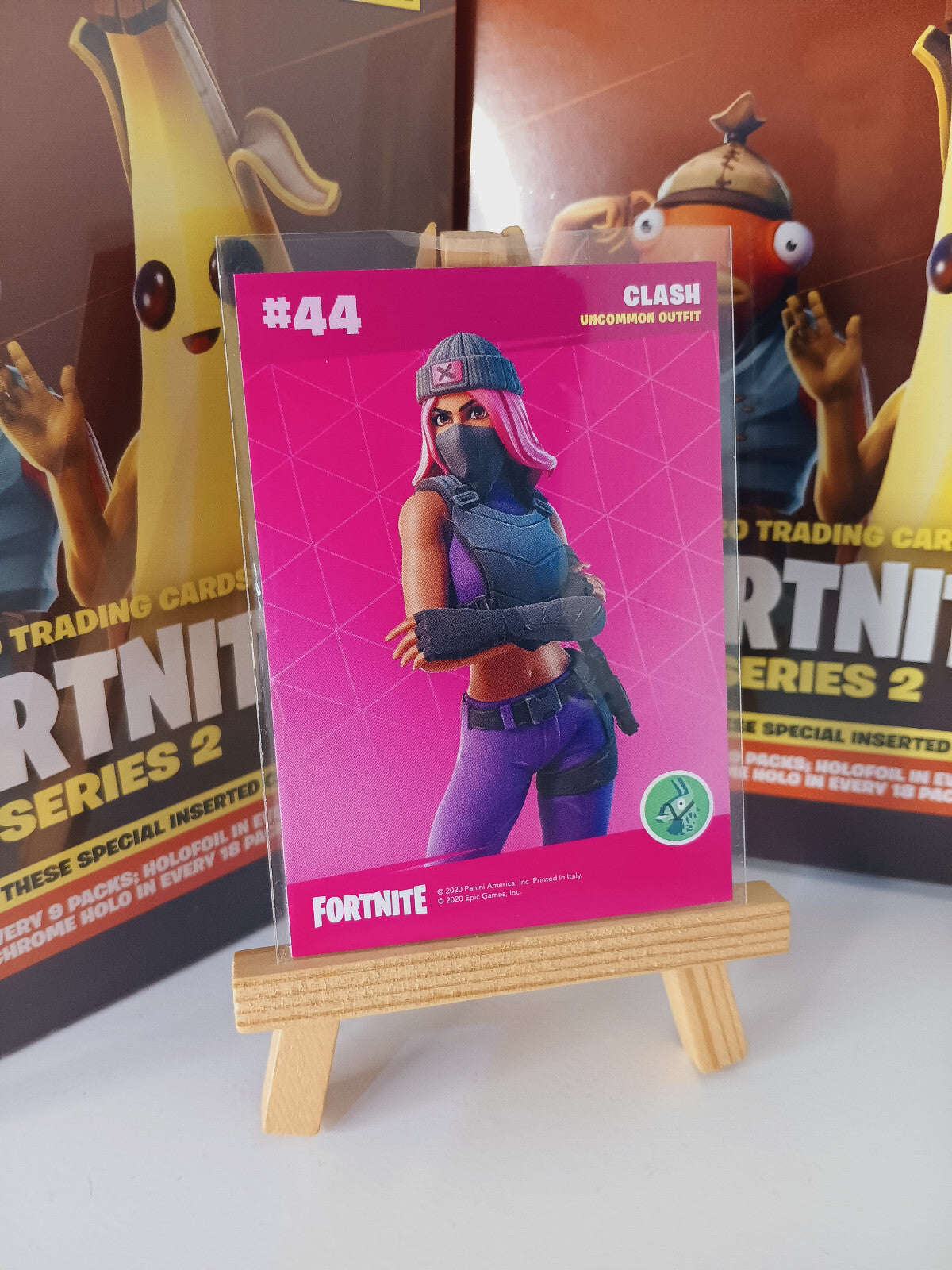 Fortnite Series 2 Nummer #44 Clash Sammelkarte