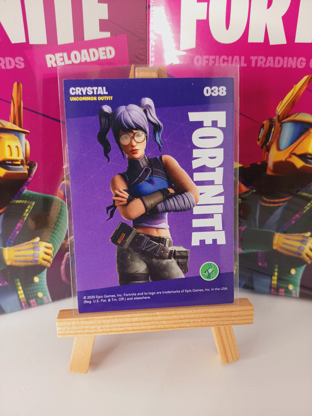 Fortnite Series 2 Reloaded Nummer #038 Crystal Sammelkarte