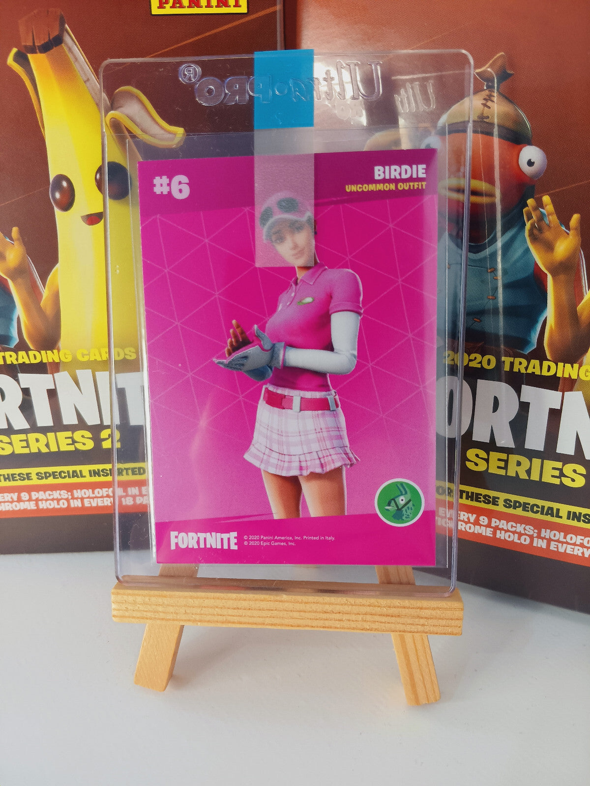 Fortnite Series 2 Nummer #6 Birdie (Crystal Shard) Sammelkarte