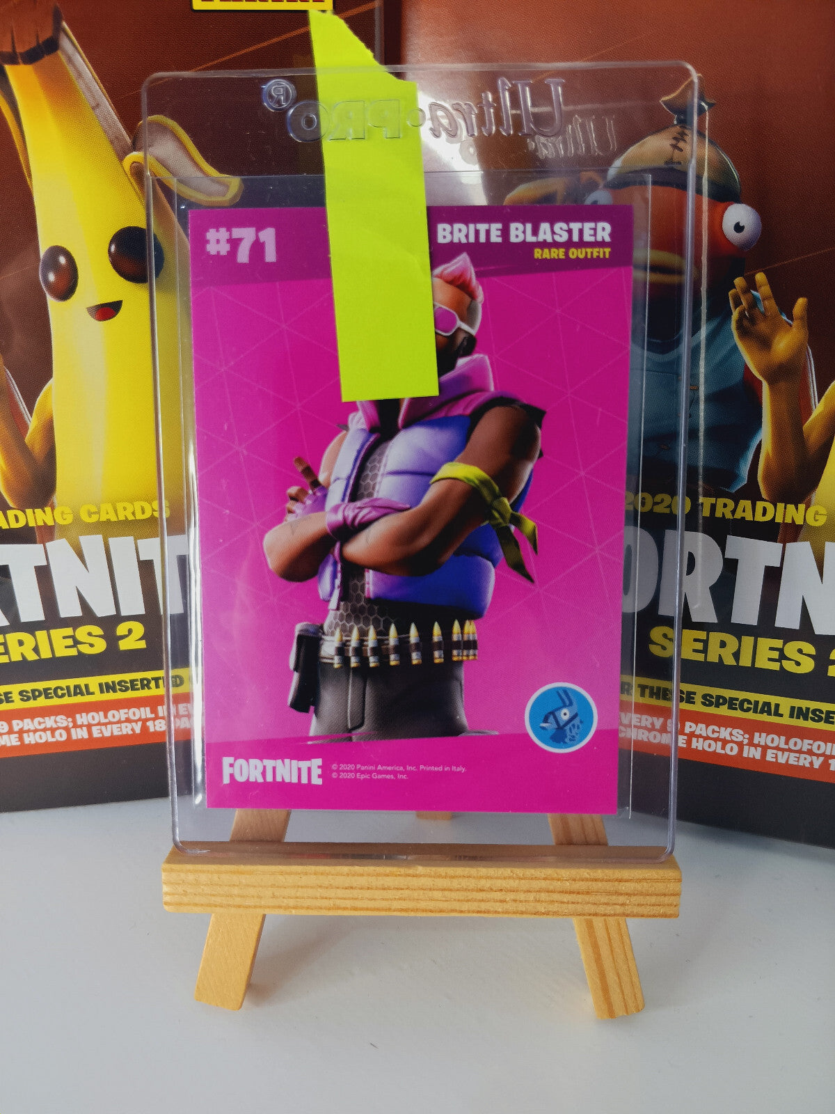 Fortnite Series 2 Nummer #71 Brite Blaster (Crystal Shard) Sammelkarte