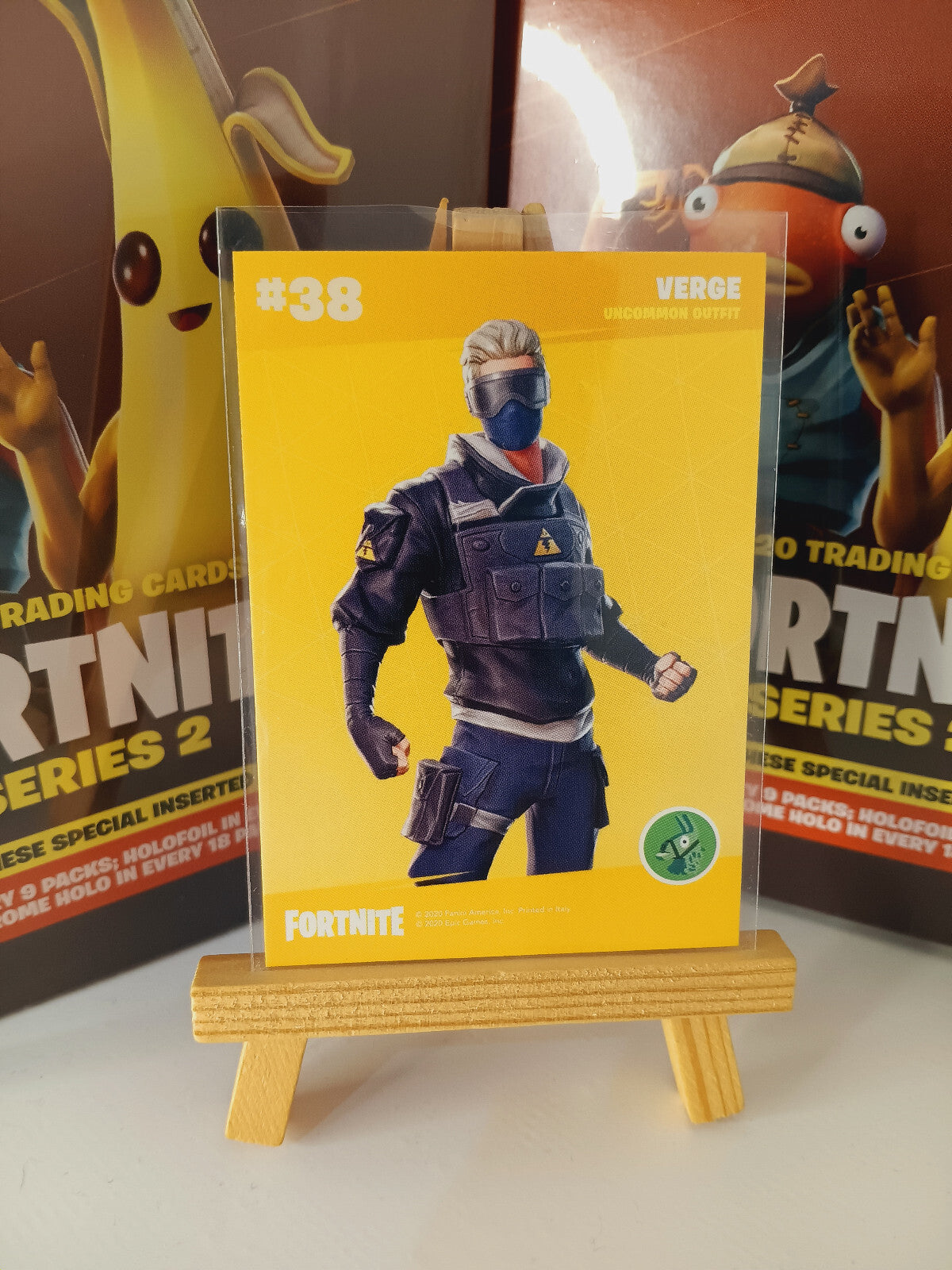 Fortnite Series 2 Nummer #38 Verge Sammelkarte