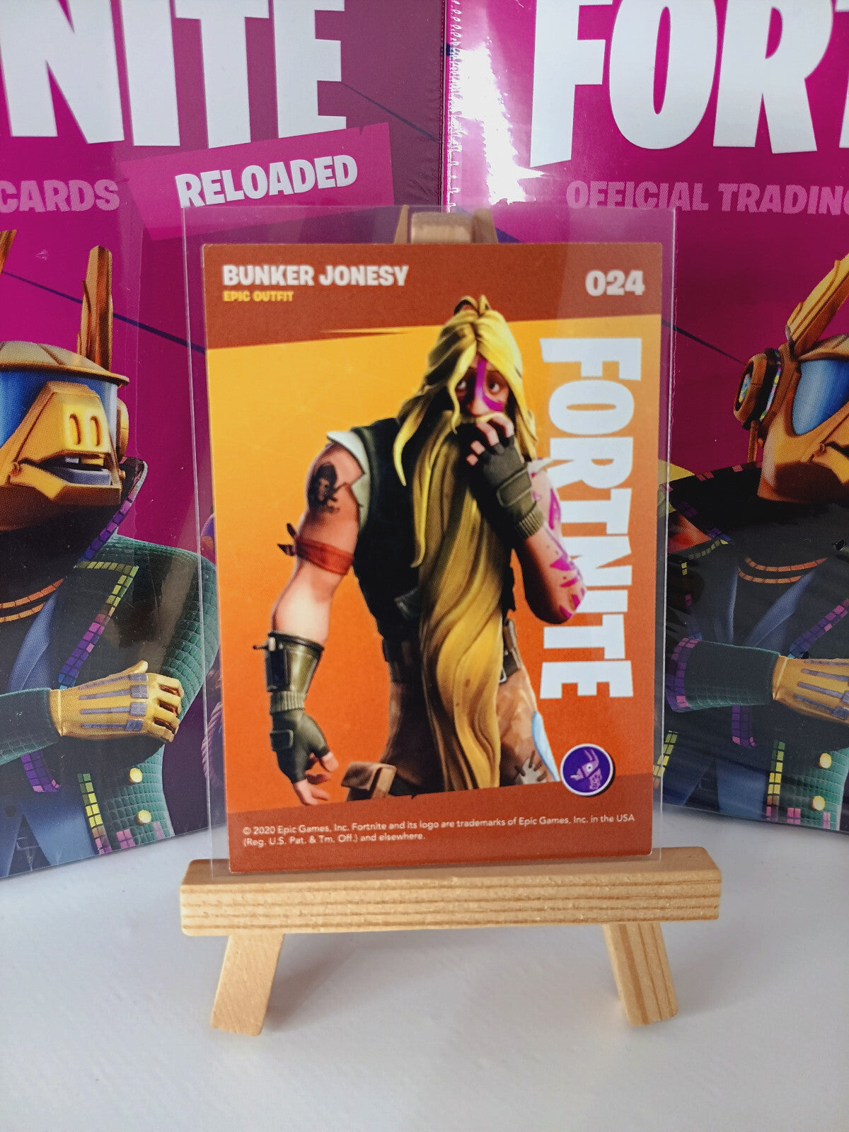Fortnite Series 2 Reloaded Nummer #024 Bunker Jonesy Sammelkarte