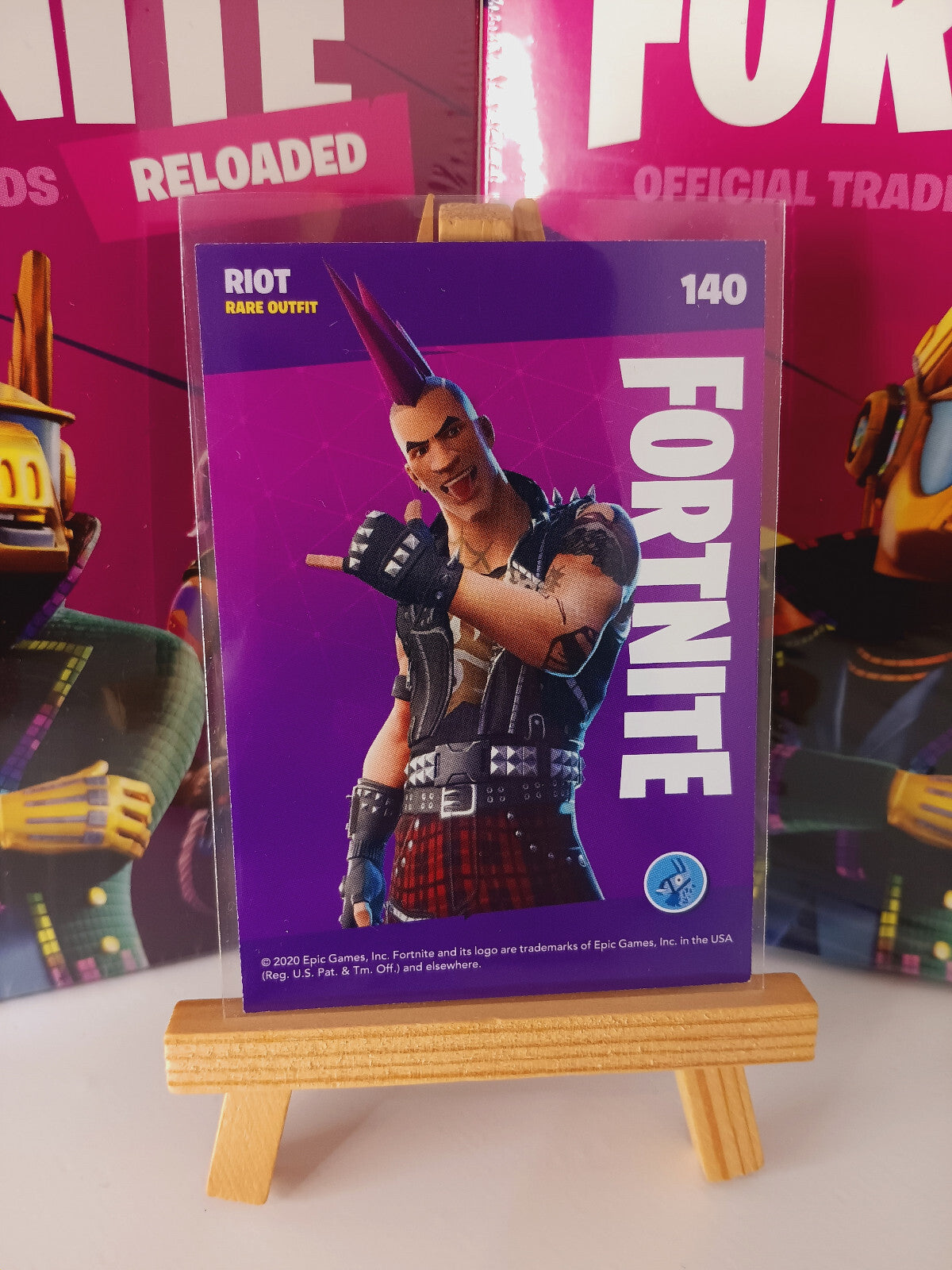 Fortnite Series 2 Reloaded Nummer 140 Riot Sammelkarte