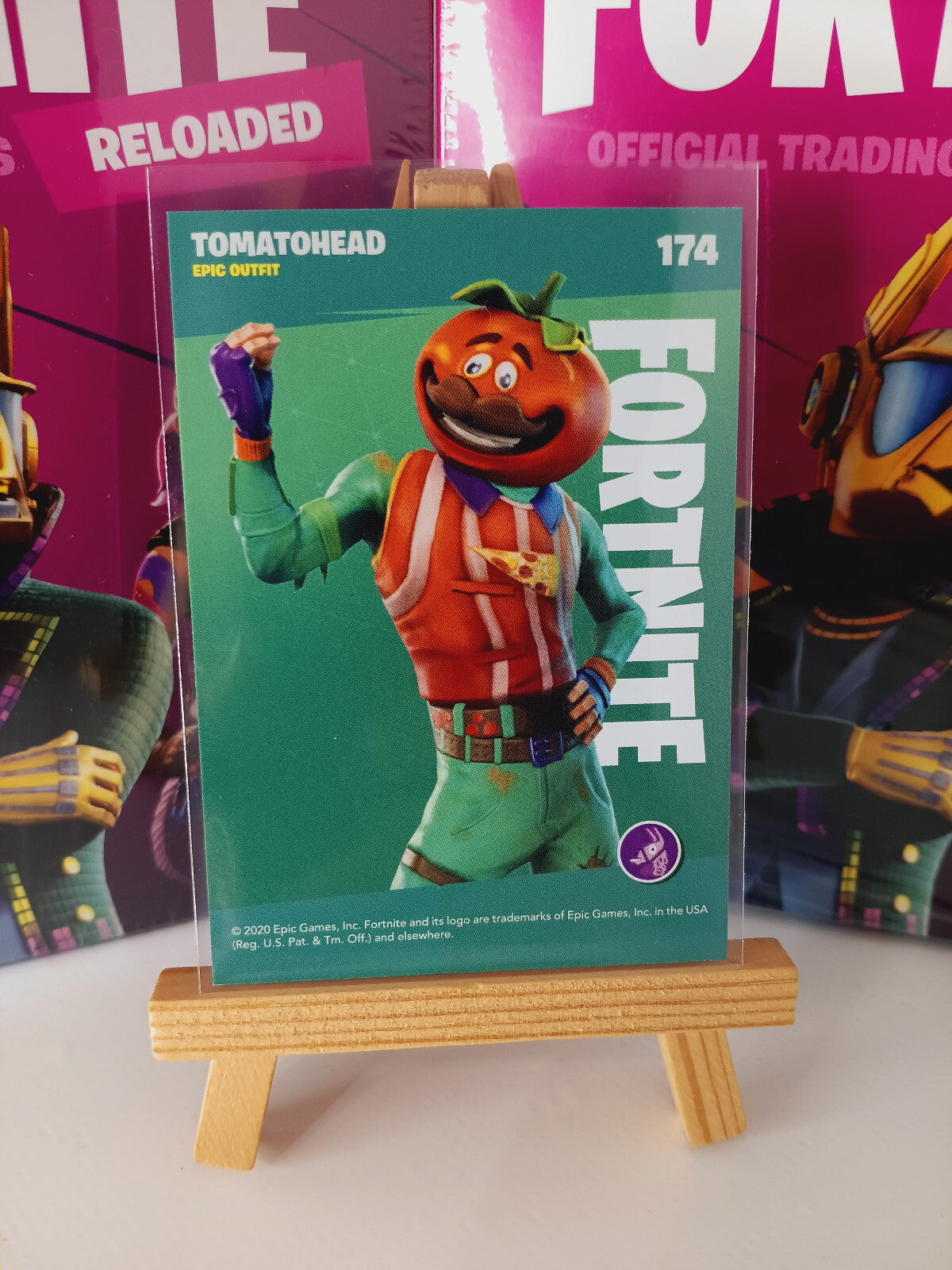 Fortnite Series 2 Reloaded Nummer 174 Tomatohead Sammelkarte