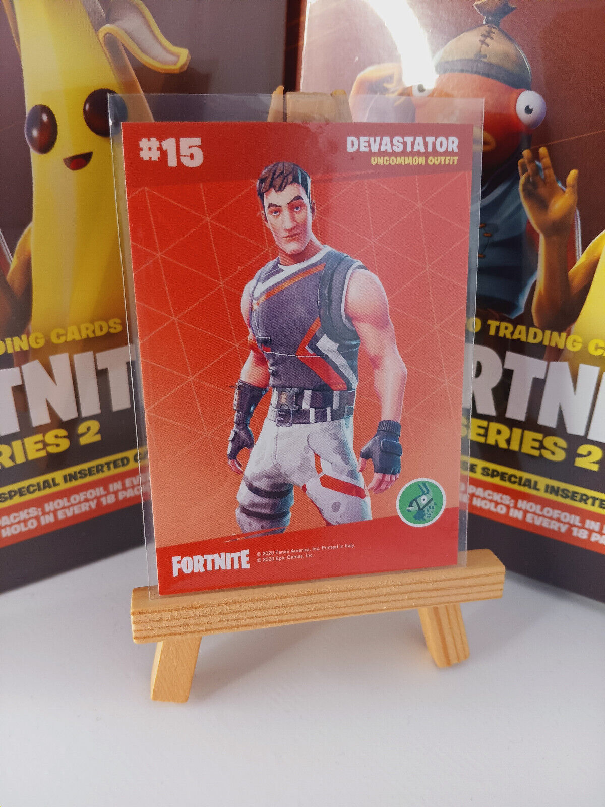 Fortnite Series 2 Nummer #15 Devastator Sammelkarte
