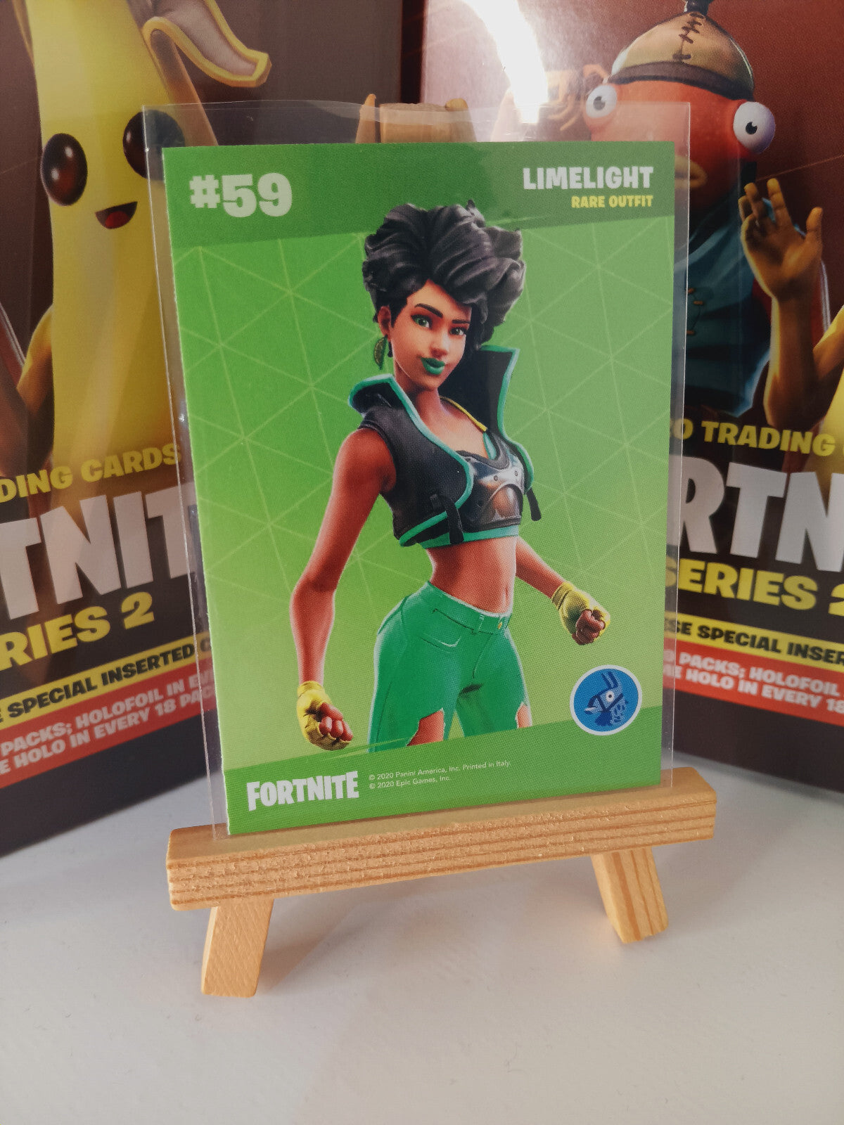 Fortnite Series 2 Nummer #59 Limelight Sammelkarte